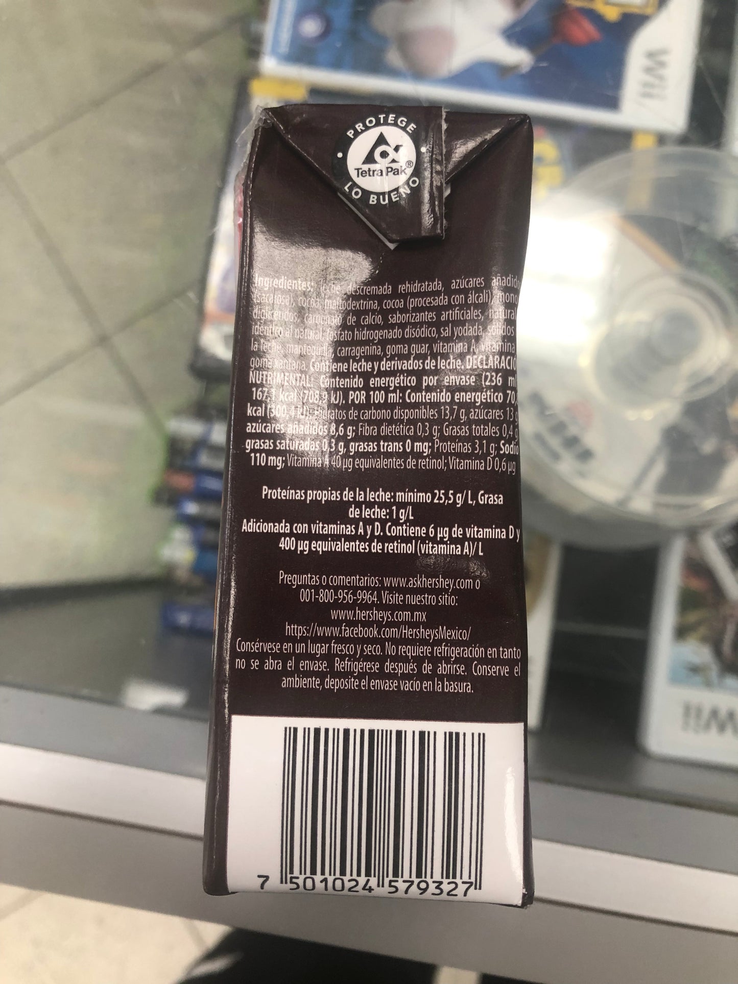 Mexican Leche Hershey's Chocolate Drink Box