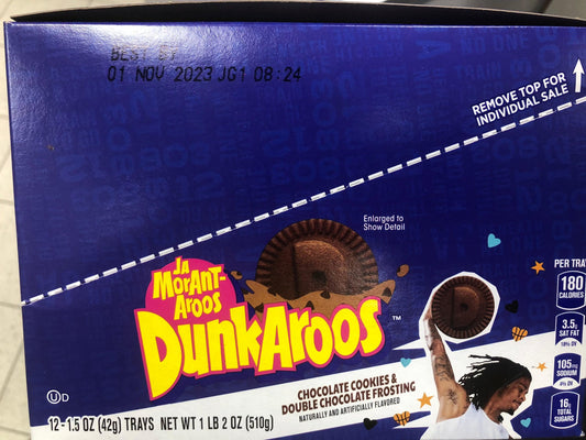 Ja Morant - DunkAroos Chocolate Cookies & Chocolate Double Frosting Box