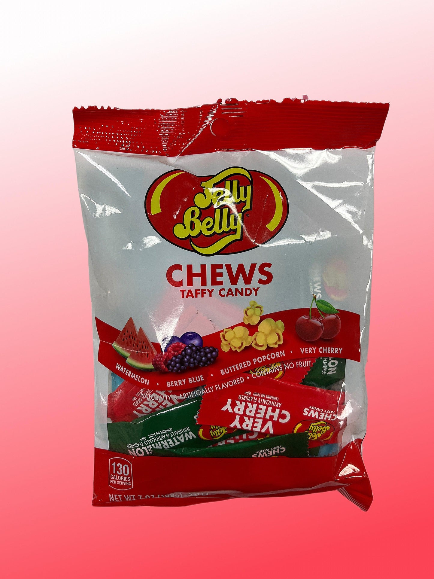 Jelly Belly Chews Taffy Candy 198G