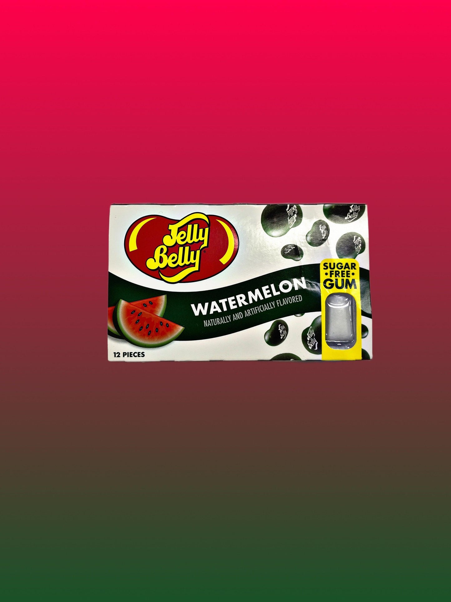 Jelly Belly Watermelon Sugar Free Gum - Canadian Edition