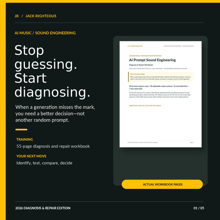 AI Prompt Sound Engineering 2026 workbook: stop guessing and diagnose prompt problems