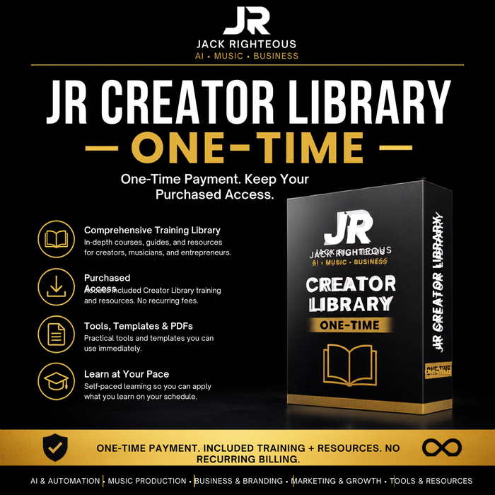 JR Creator Library — One-Time product cover