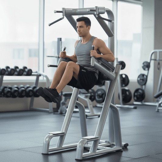 Knee Up Chin Up and Pull Up Machine 460 LB Commercial - Jack Righteous