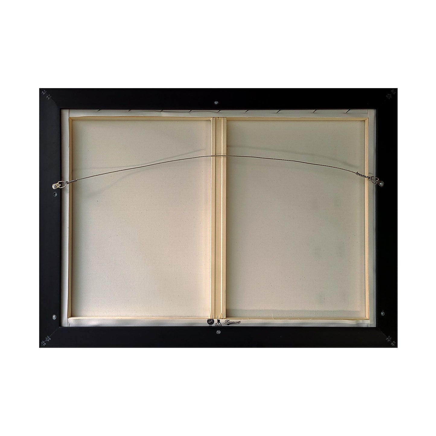 Leon Draisaitl and Connor McDavid 20x29 Framed Canvas Oilers Celebration - H - Jack Righteous