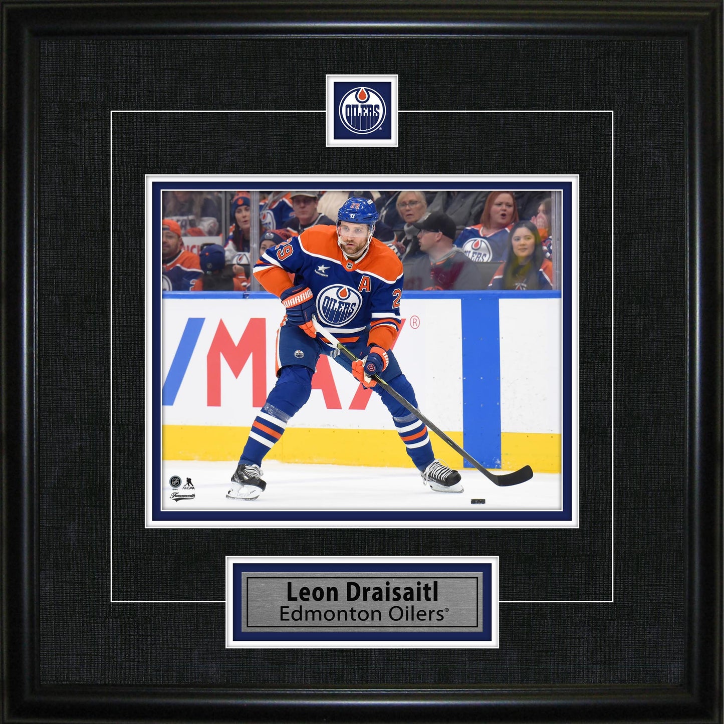 Leon Draisaitl Framed Pin & Plate Edmonton Oilers - Jack Righteous