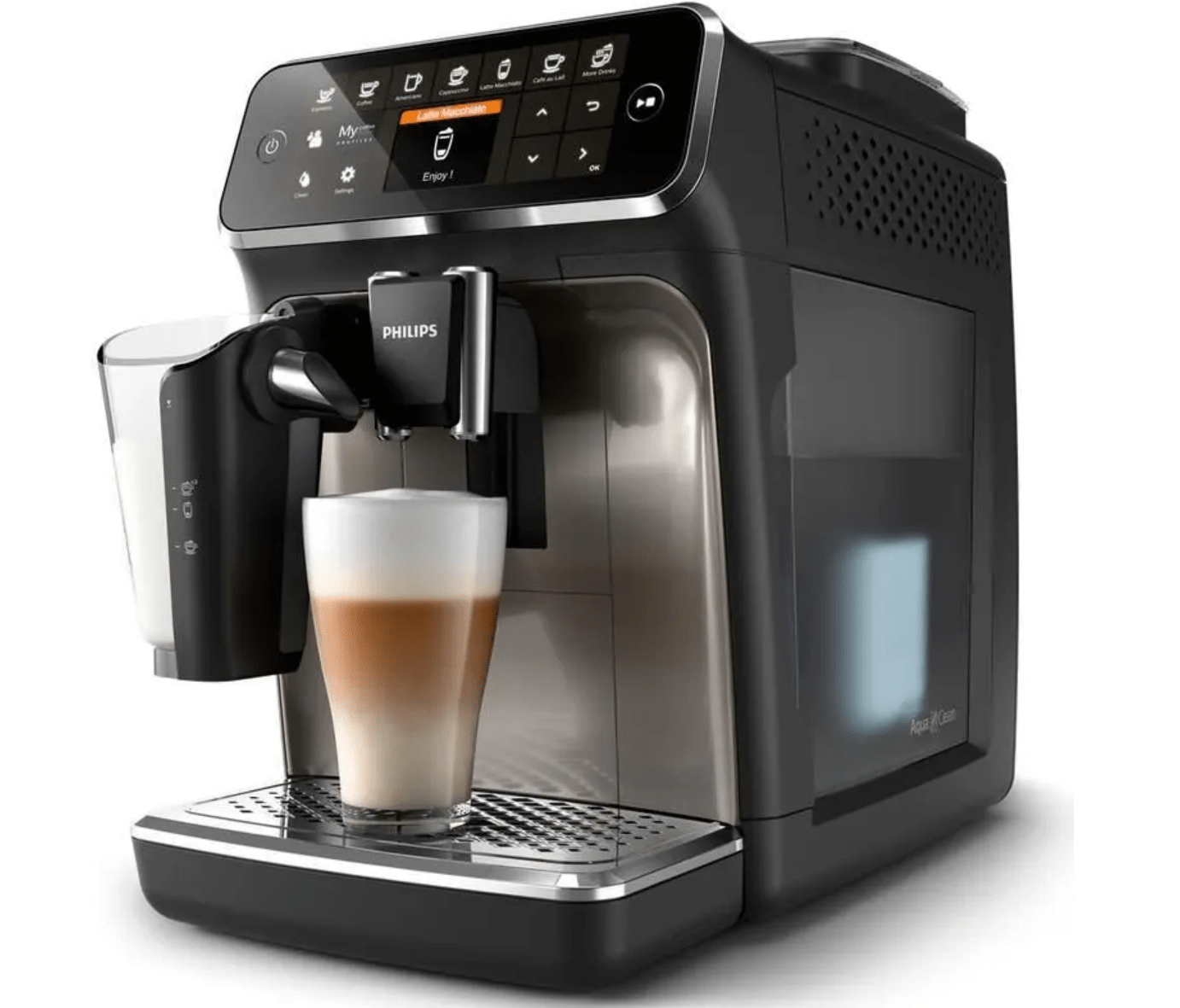 Machine à expresso et cappuccino automatique Philips 4300 - Noir - Jack Righteous