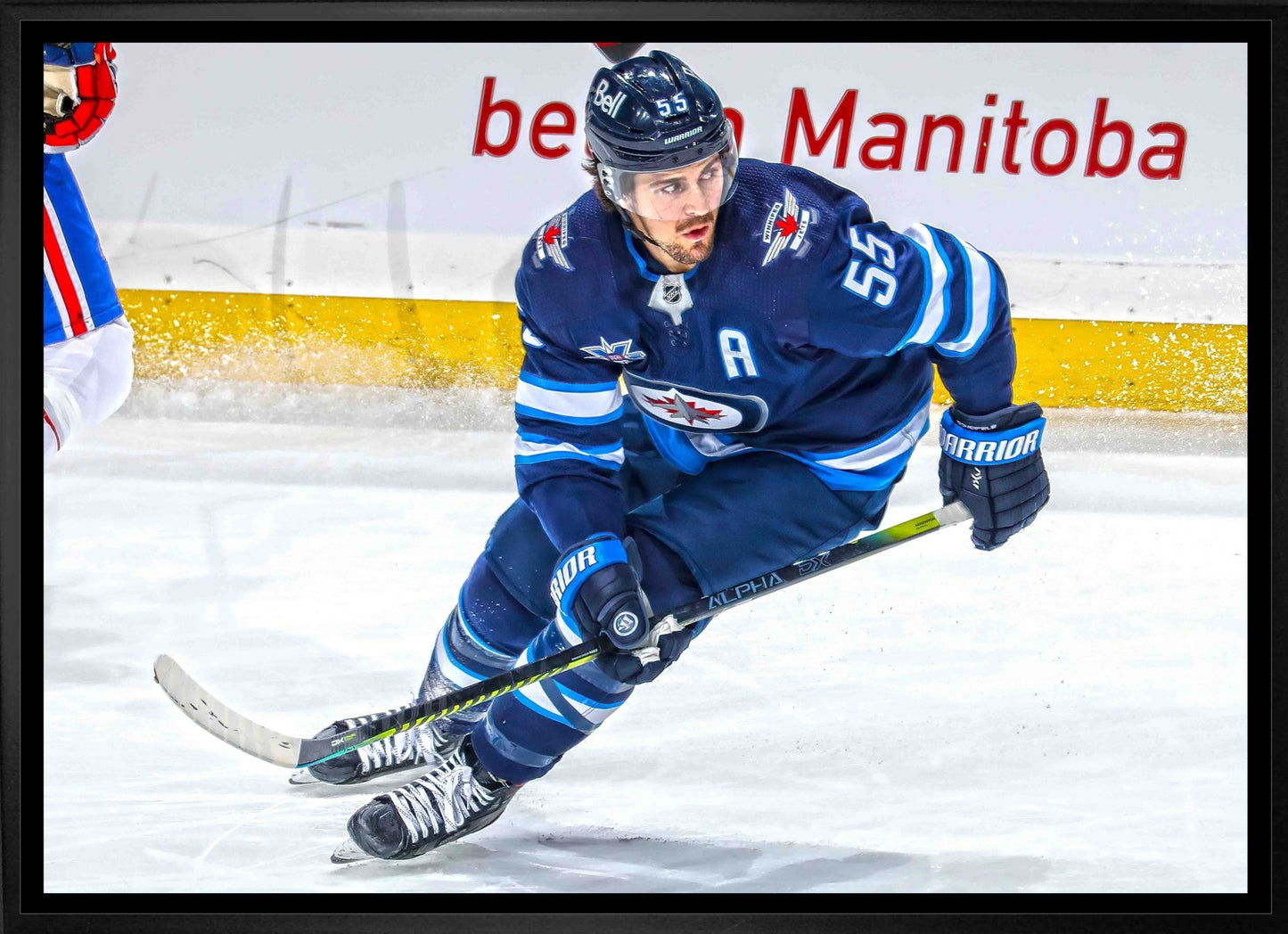 Mark Scheifele Winnipeg Jets Framed 20x29 Skating Canvas - Jack Righteous
