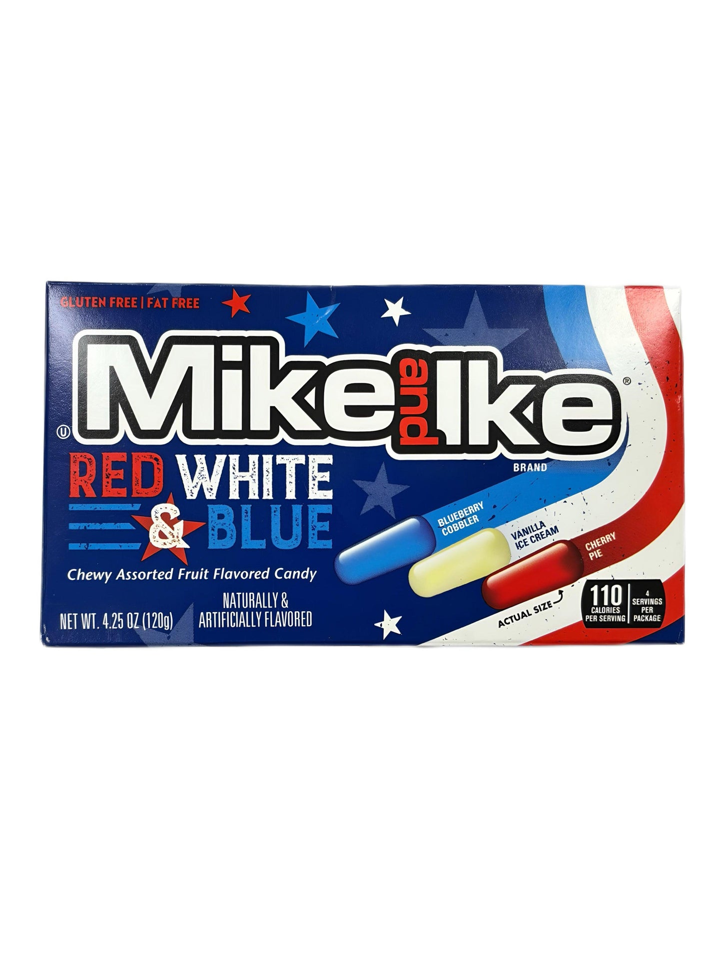 Mike & Ike Red White & Blue 120G