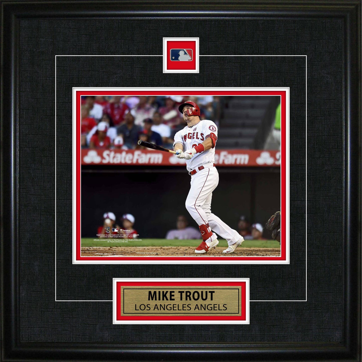 Mike Trout Framed Pin & Plate Angels - Jack Righteous