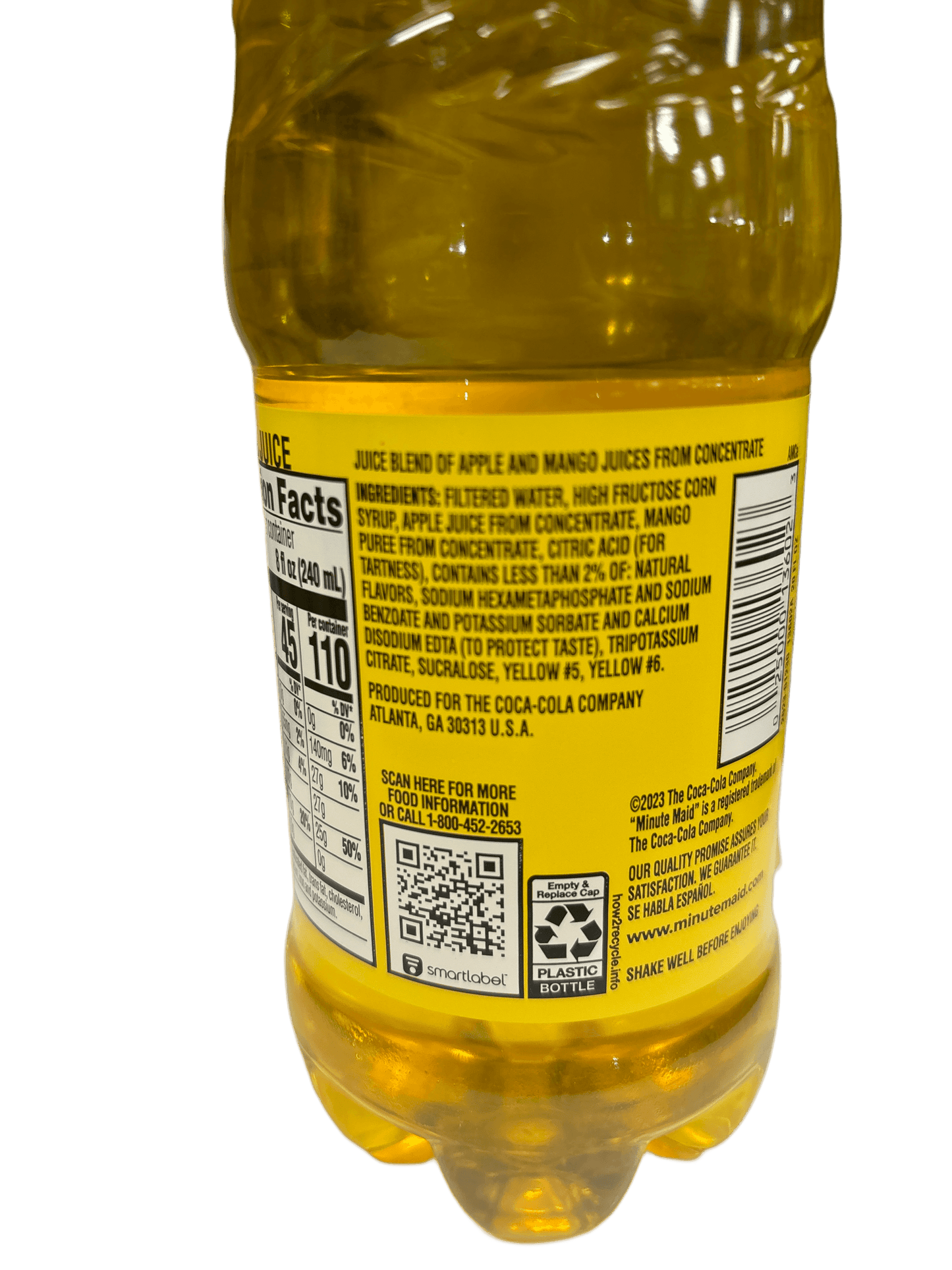 Minute Maid Acuas Frescas Mango Juice 591ML EXP 4/11/24