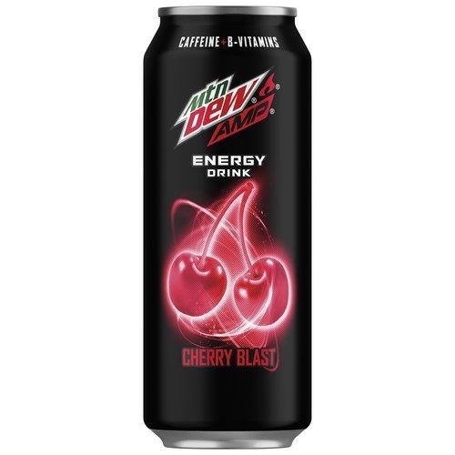 Mountain Dew AMP Energy Drink Cherry Blast