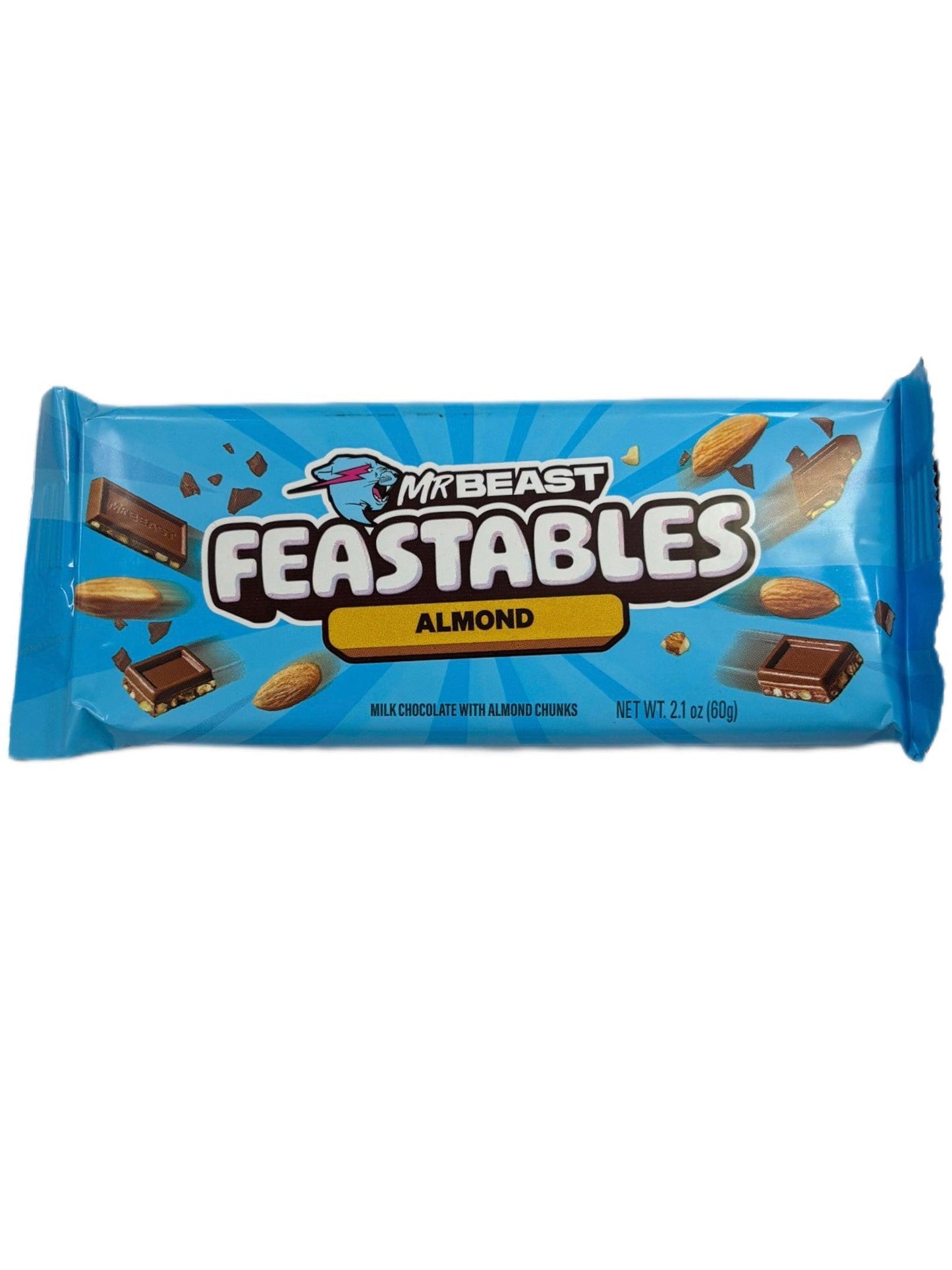 Mr. Beast Feastables Almond Chocolate Bar 60G 2024 Edition