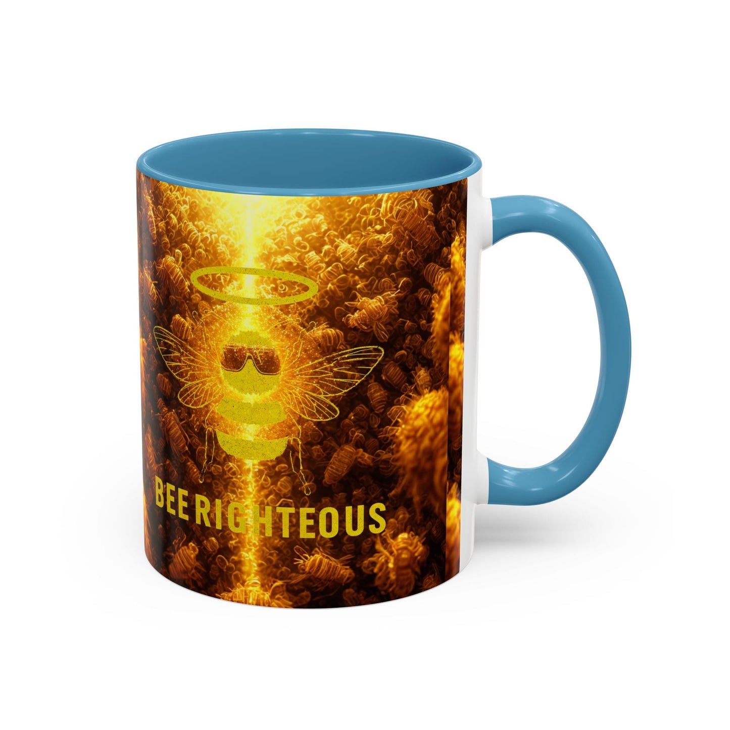 Mug - BEE RIGHTEOUS - 11, 15oz Accent Coffee Mug - Jack Righteous
