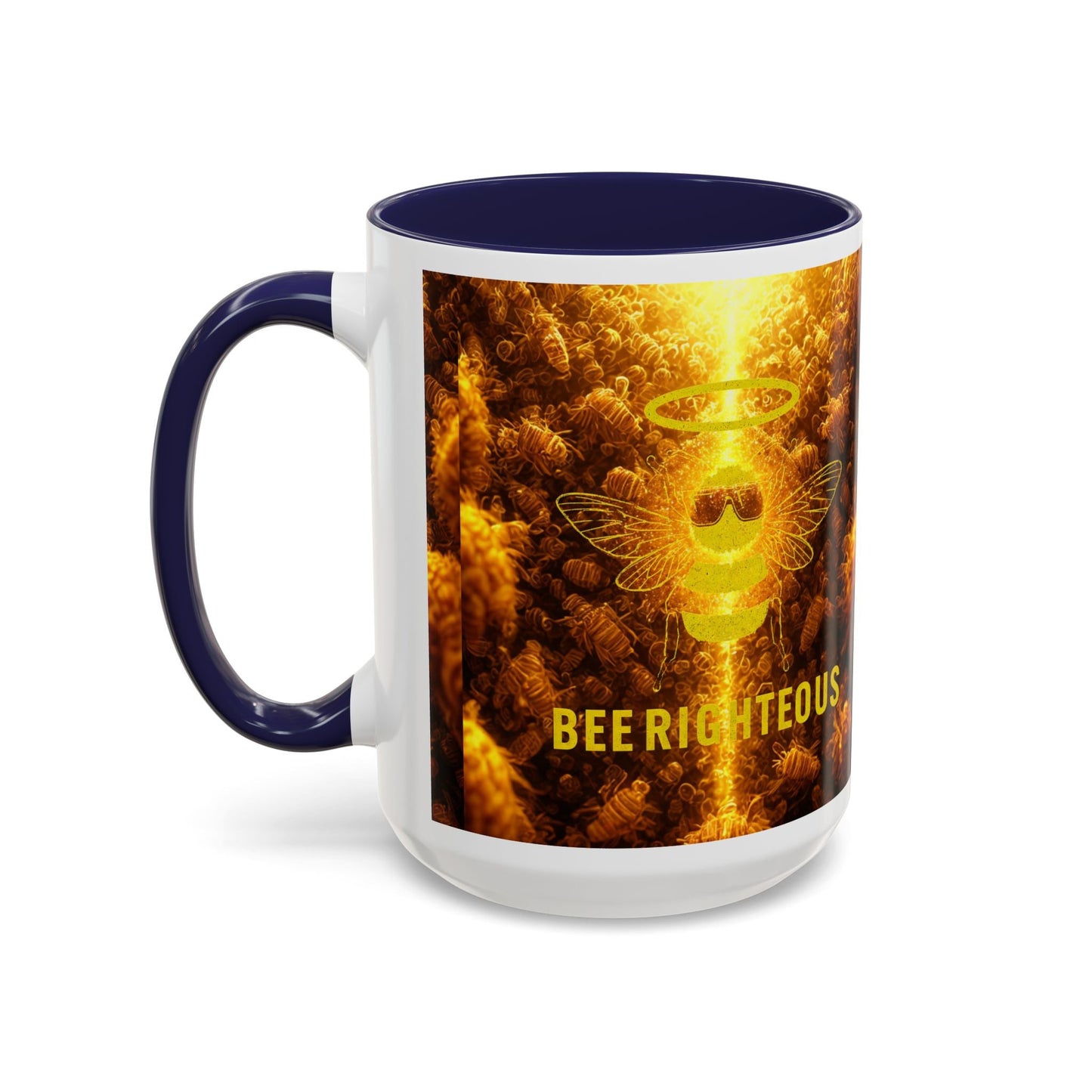 Mug - BEE RIGHTEOUS - 11, 15oz Accent Coffee Mug - Jack Righteous
