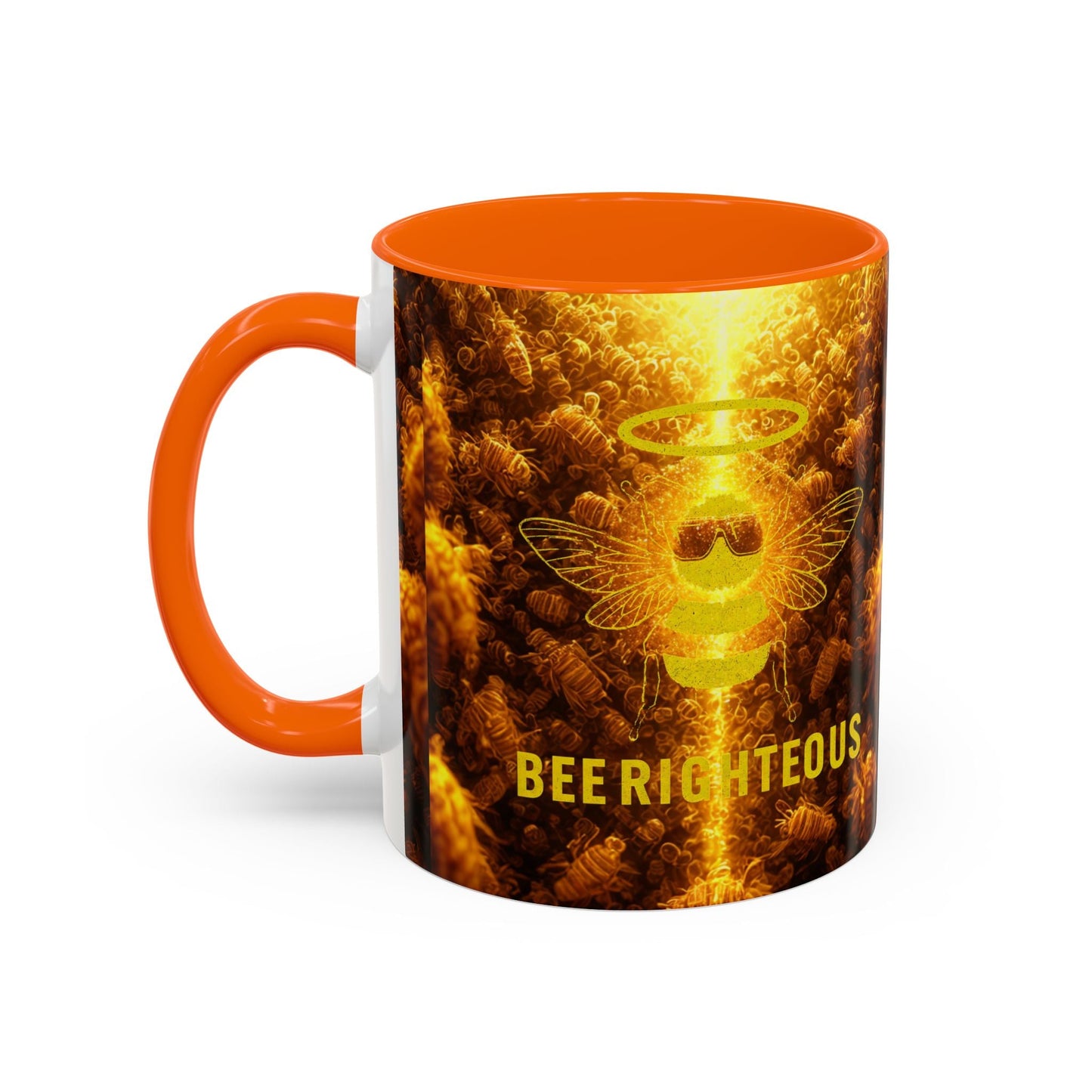 Mug - BEE RIGHTEOUS - 11, 15oz Accent Coffee Mug - Jack Righteous
