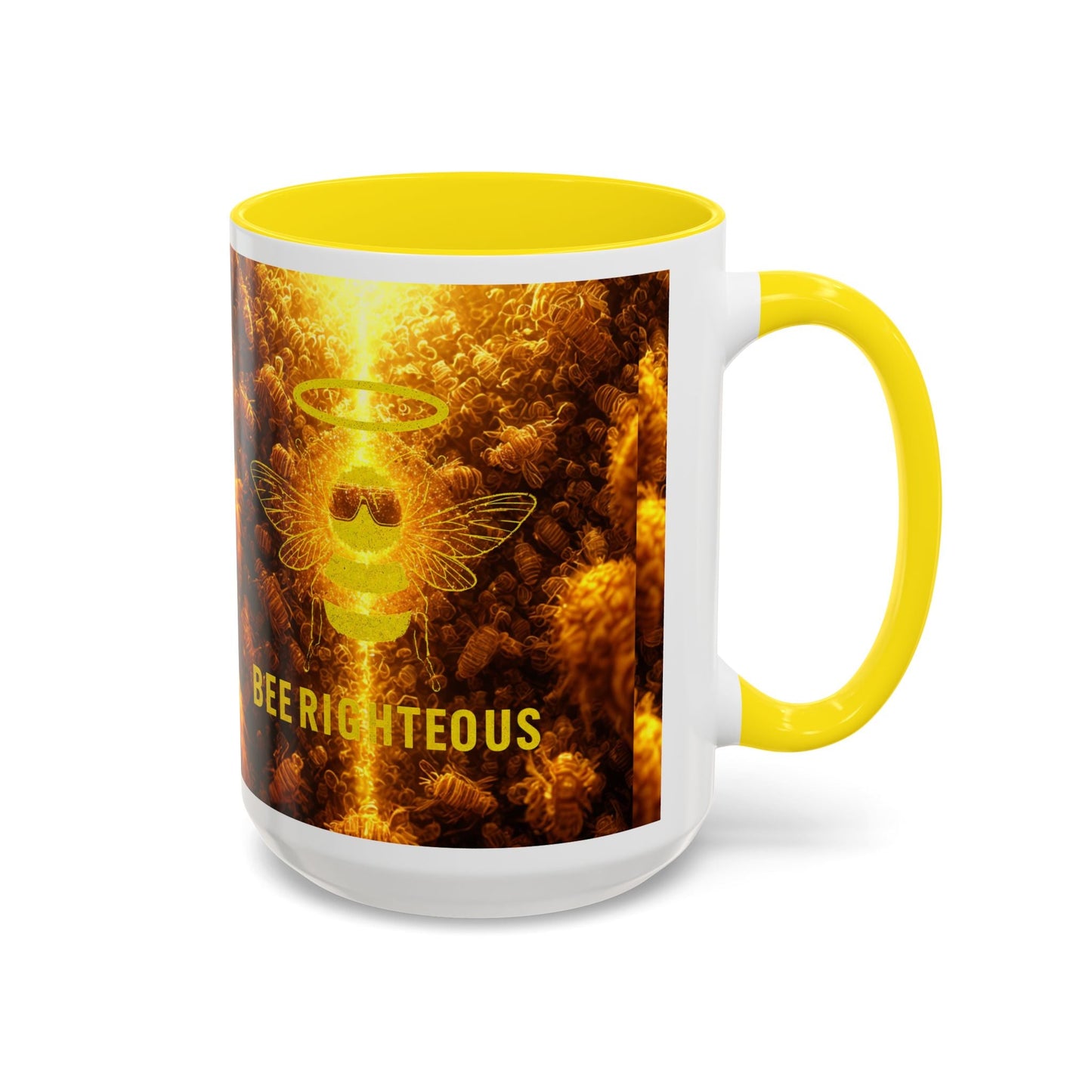 Mug - BEE RIGHTEOUS - 11, 15oz Accent Coffee Mug - Jack Righteous