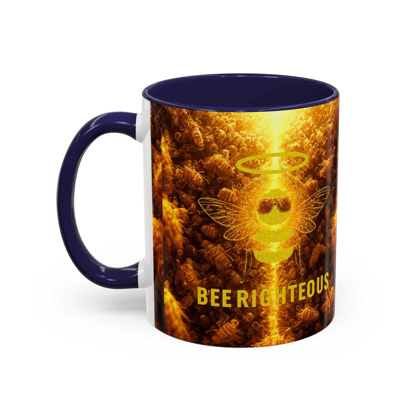 Mug - BEE RIGHTEOUS - 11, 15oz Accent Coffee Mug - Jack Righteous