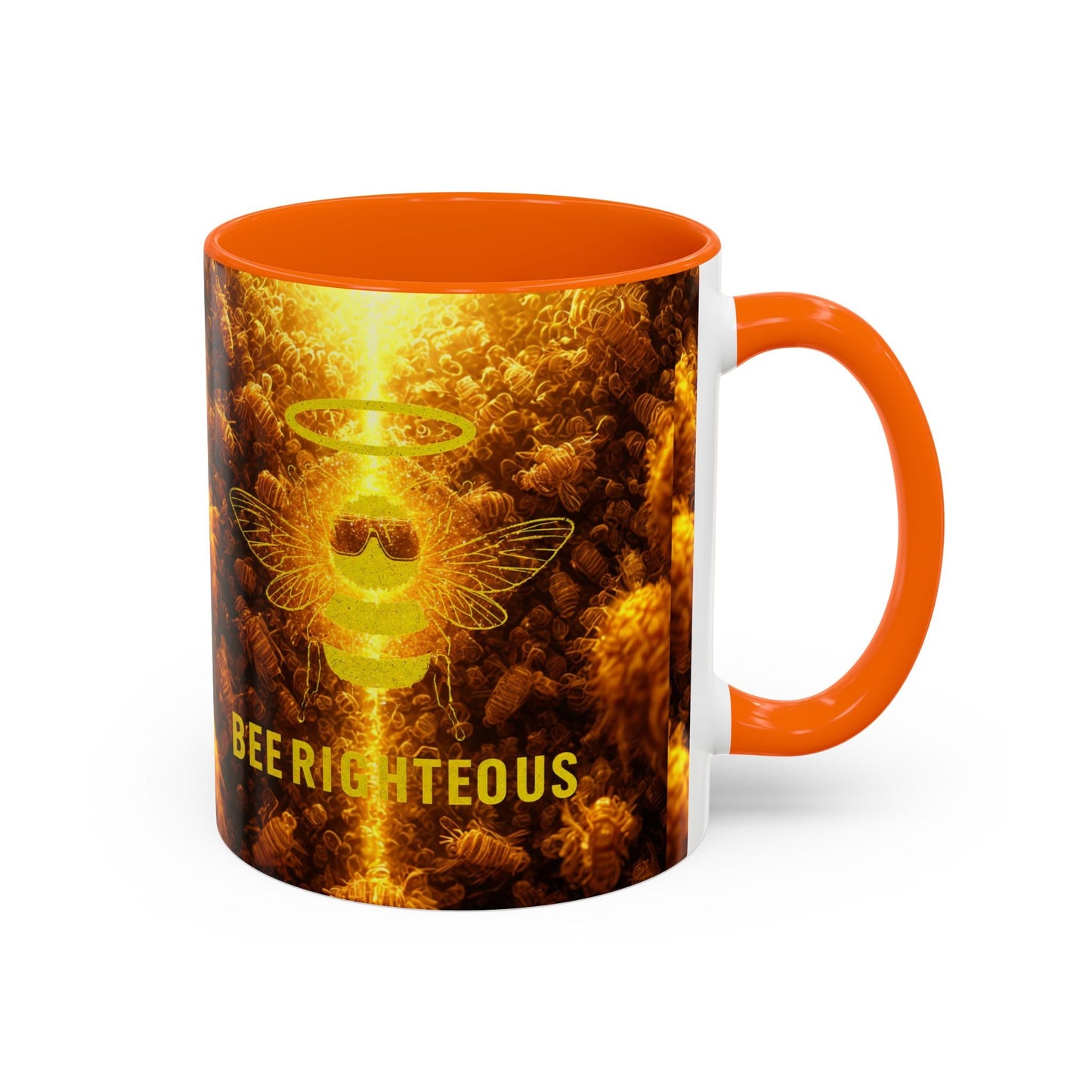 Mug - BEE RIGHTEOUS - 11, 15oz Accent Coffee Mug - Jack Righteous