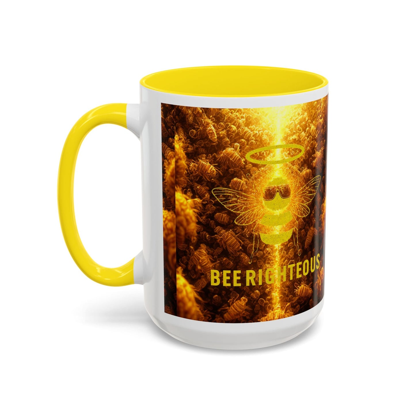 Mug - BEE RIGHTEOUS - 11, 15oz Accent Coffee Mug - Jack Righteous