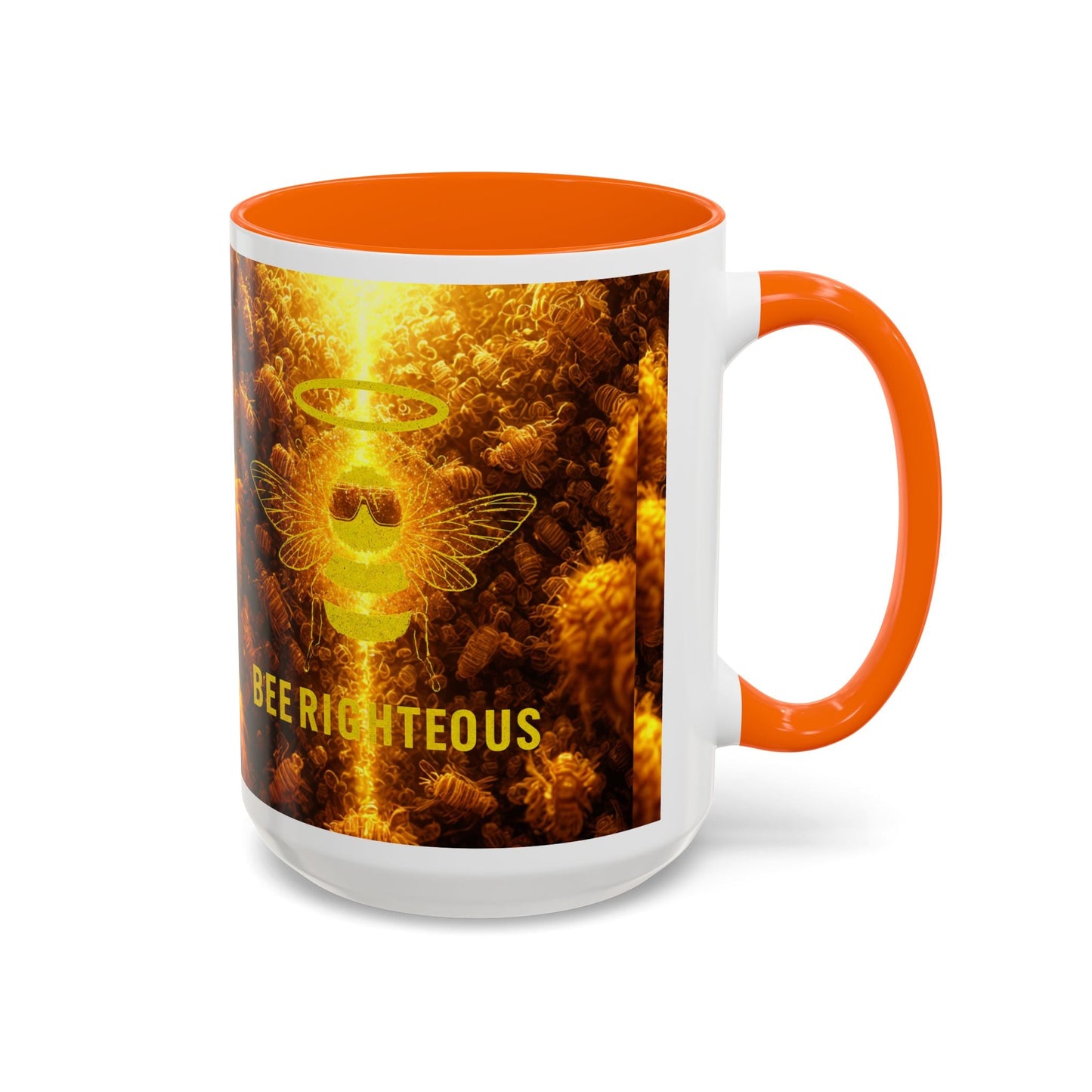 Mug - BEE RIGHTEOUS - 11, 15oz Accent Coffee Mug - Jack Righteous
