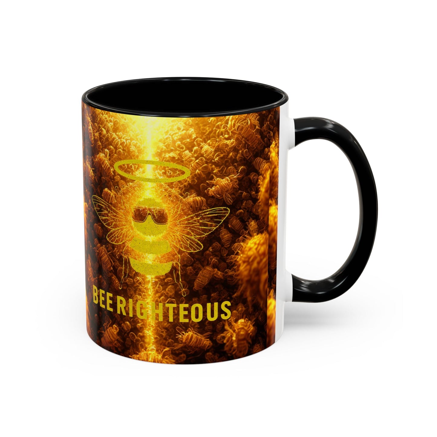Mug - BEE RIGHTEOUS - 11, 15oz Accent Coffee Mug - Jack Righteous