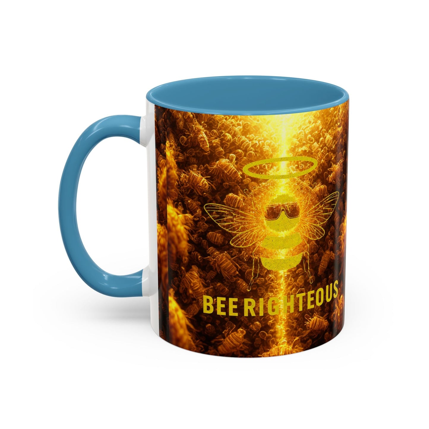 Mug - BEE RIGHTEOUS - 11, 15oz Accent Coffee Mug - Jack Righteous