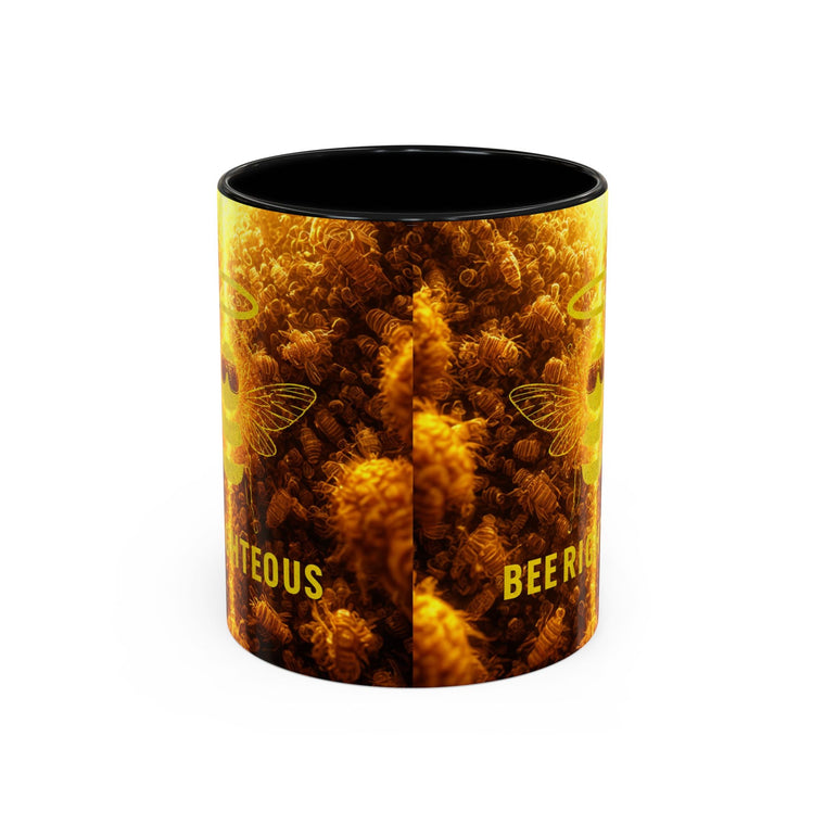 Mug - BEE RIGHTEOUS - 11, 15oz Accent Coffee Mug - Jack Righteous