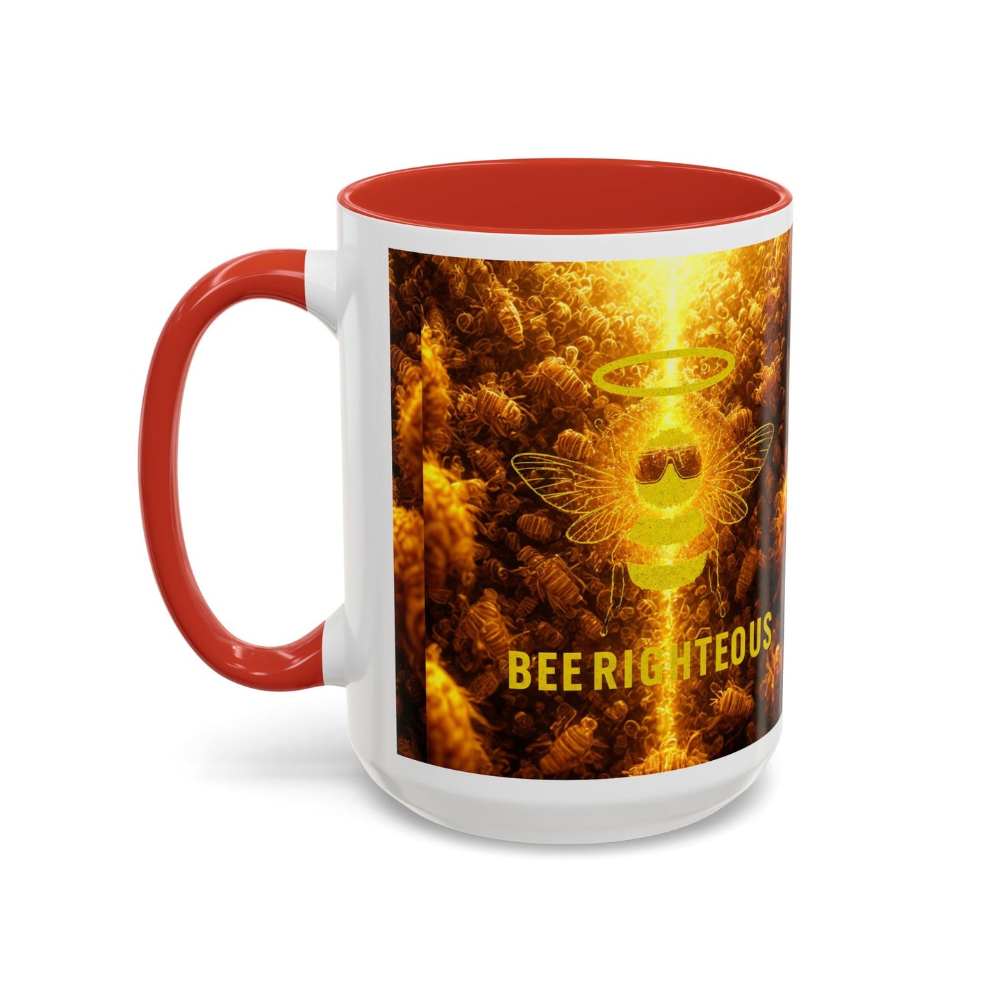Mug - BEE RIGHTEOUS - 11, 15oz Accent Coffee Mug - Jack Righteous