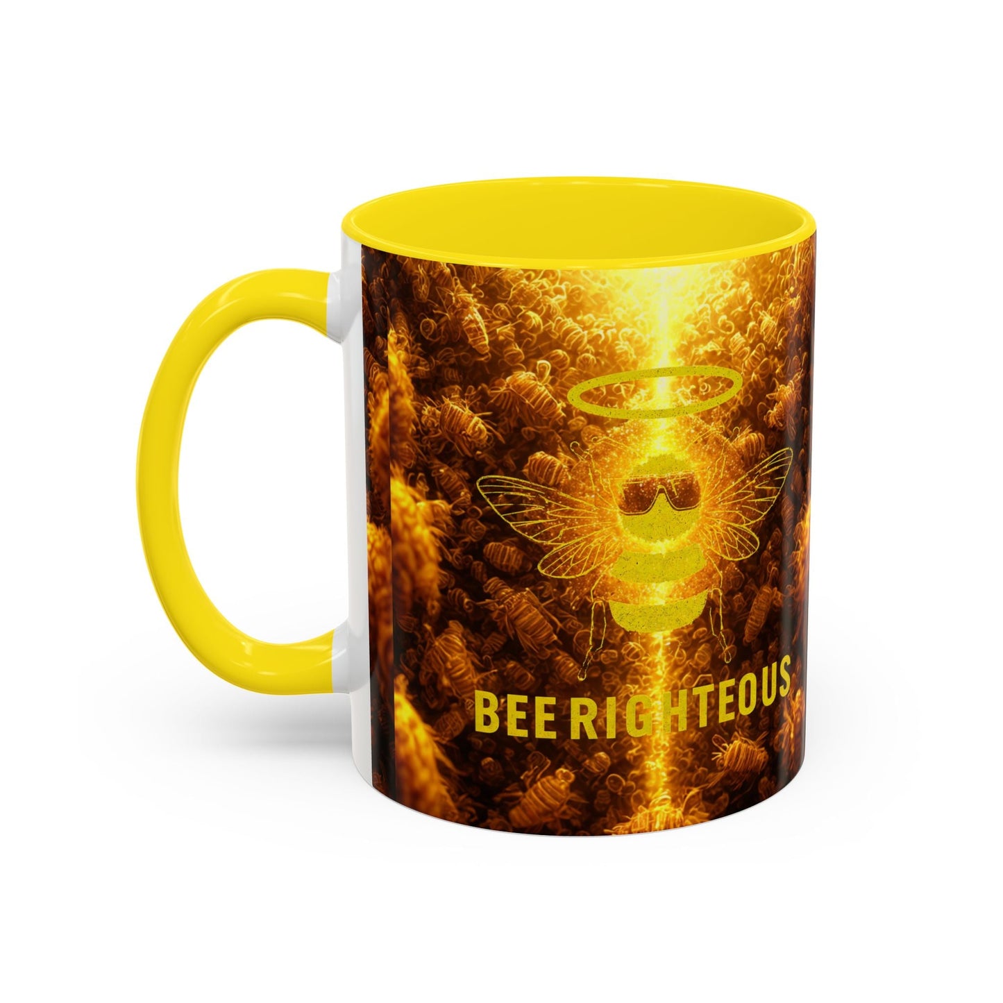 Mug - BEE RIGHTEOUS - 11, 15oz Accent Coffee Mug - Jack Righteous