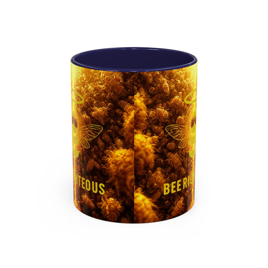 Mug - BEE RIGHTEOUS - 11, 15oz Accent Coffee Mug - Jack Righteous
