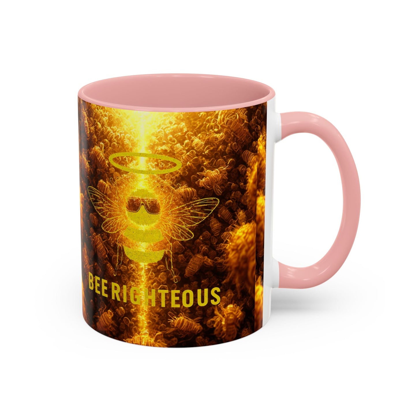 Mug - BEE RIGHTEOUS - 11, 15oz Accent Coffee Mug - Jack Righteous