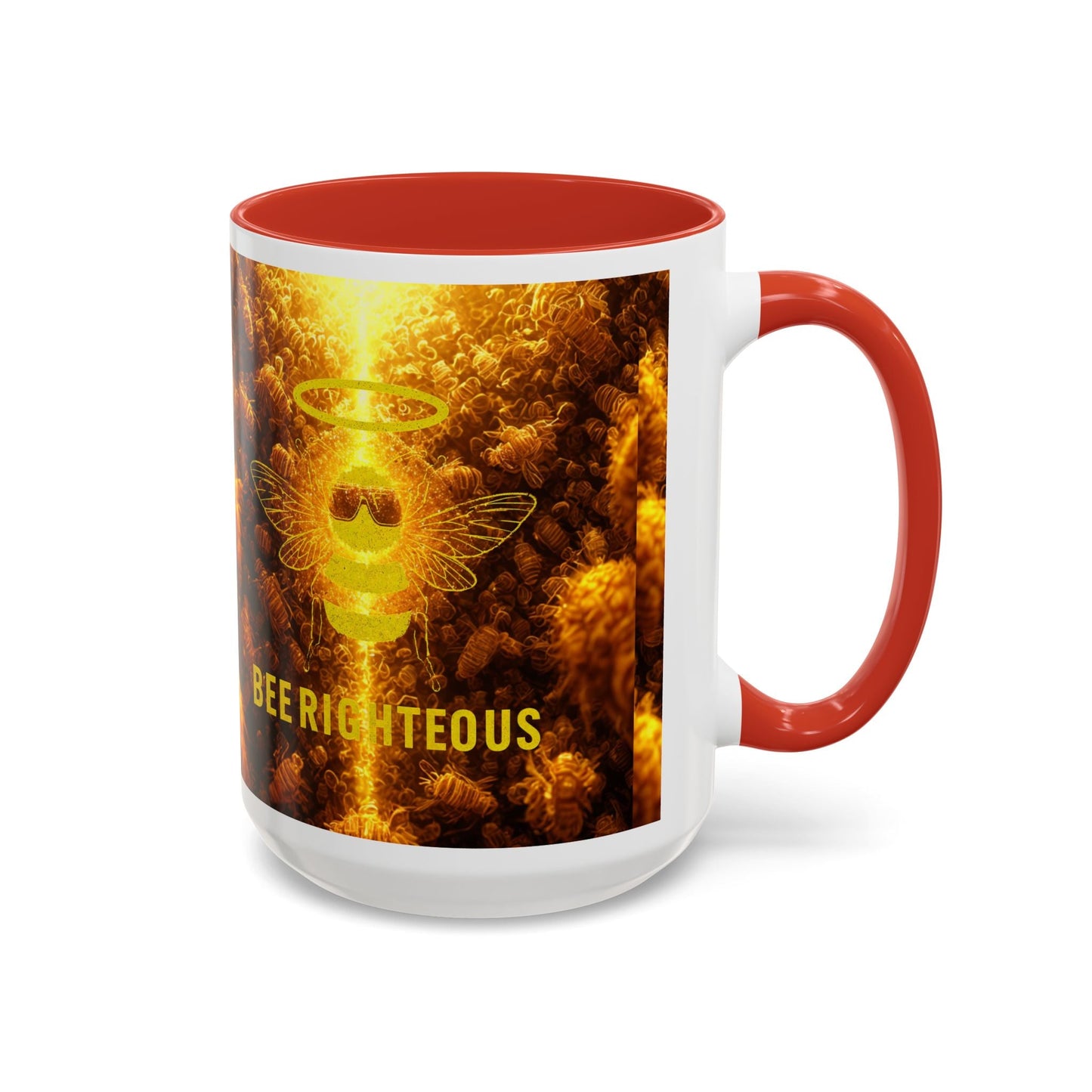 Mug - BEE RIGHTEOUS - 11, 15oz Accent Coffee Mug - Jack Righteous