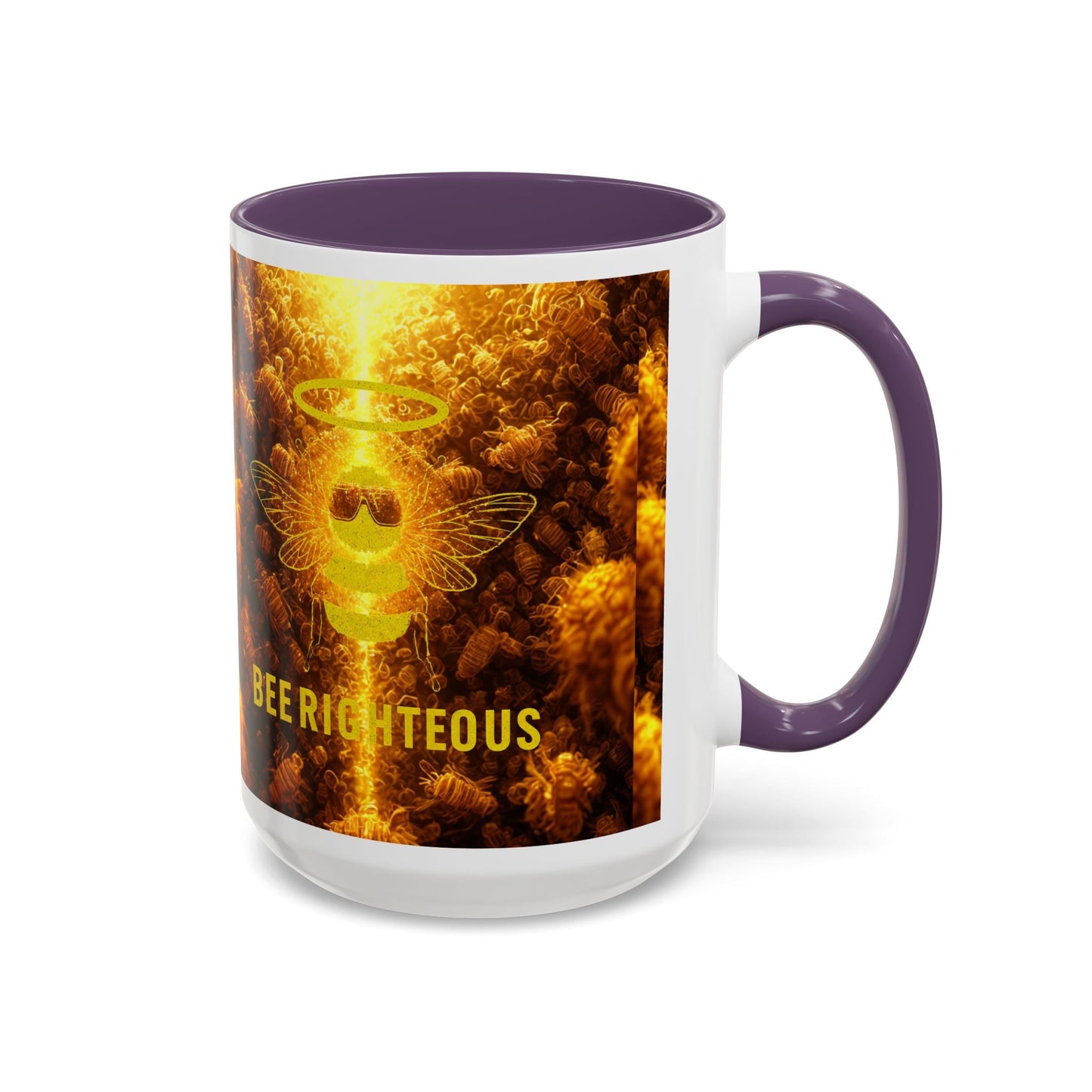 Mug - BEE RIGHTEOUS - 11, 15oz Accent Coffee Mug - Jack Righteous
