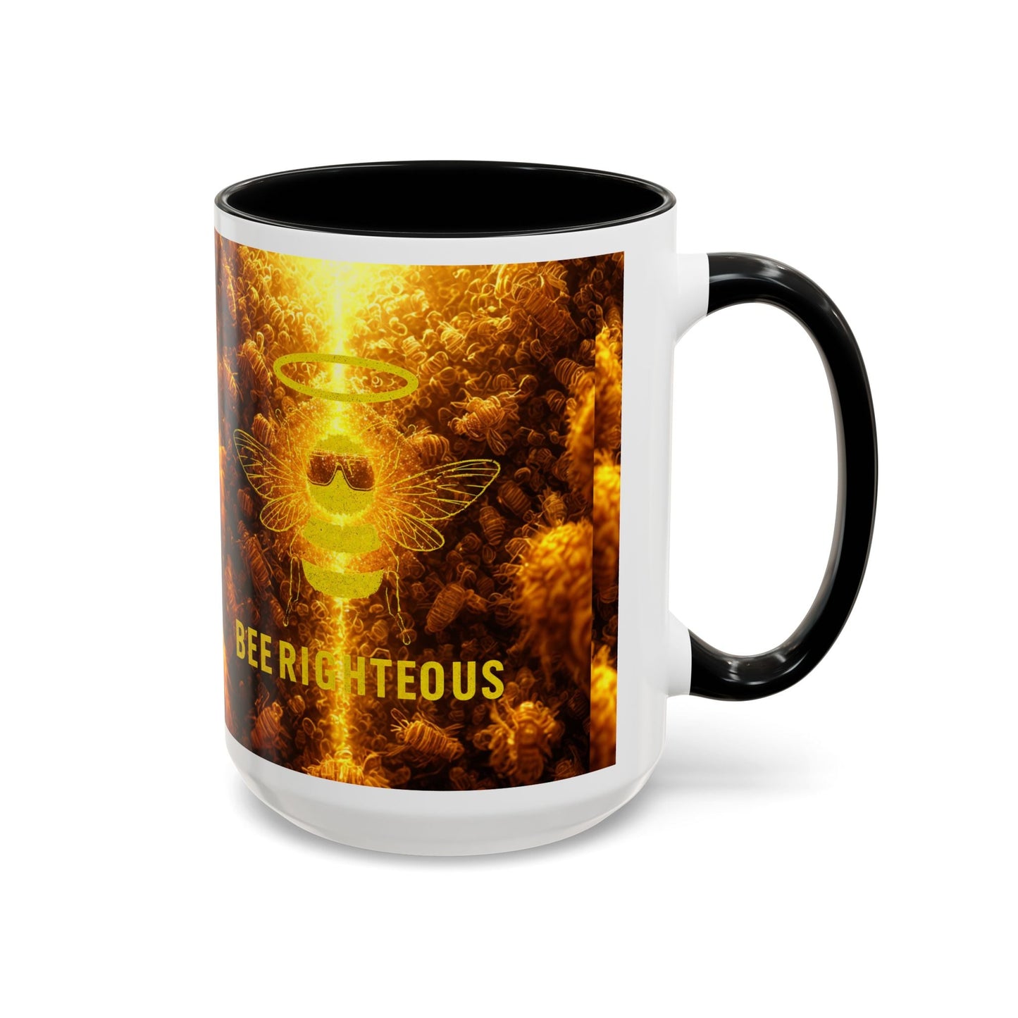 Mug - BEE RIGHTEOUS - 11, 15oz Accent Coffee Mug - Jack Righteous