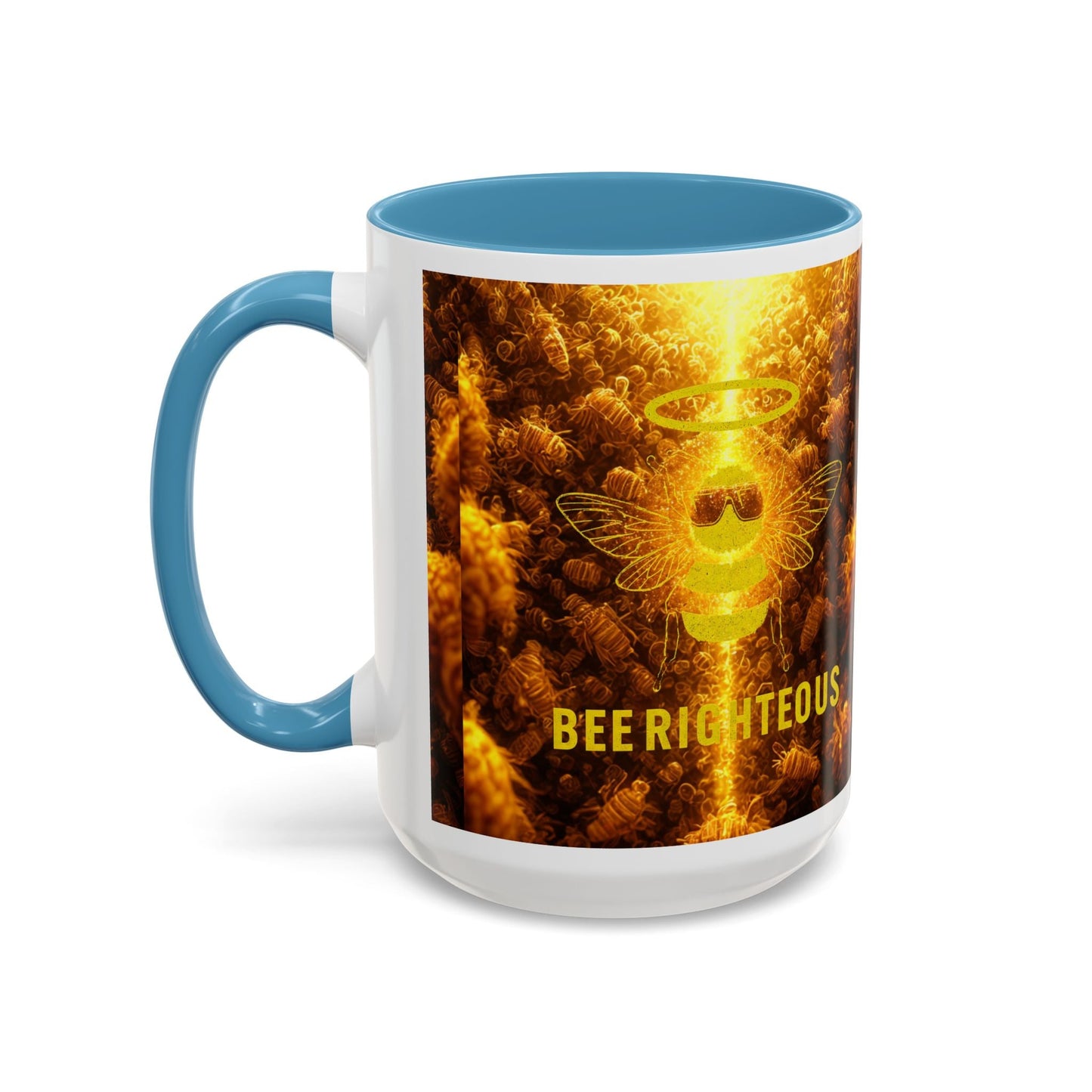 Mug - BEE RIGHTEOUS - 11, 15oz Accent Coffee Mug - Jack Righteous