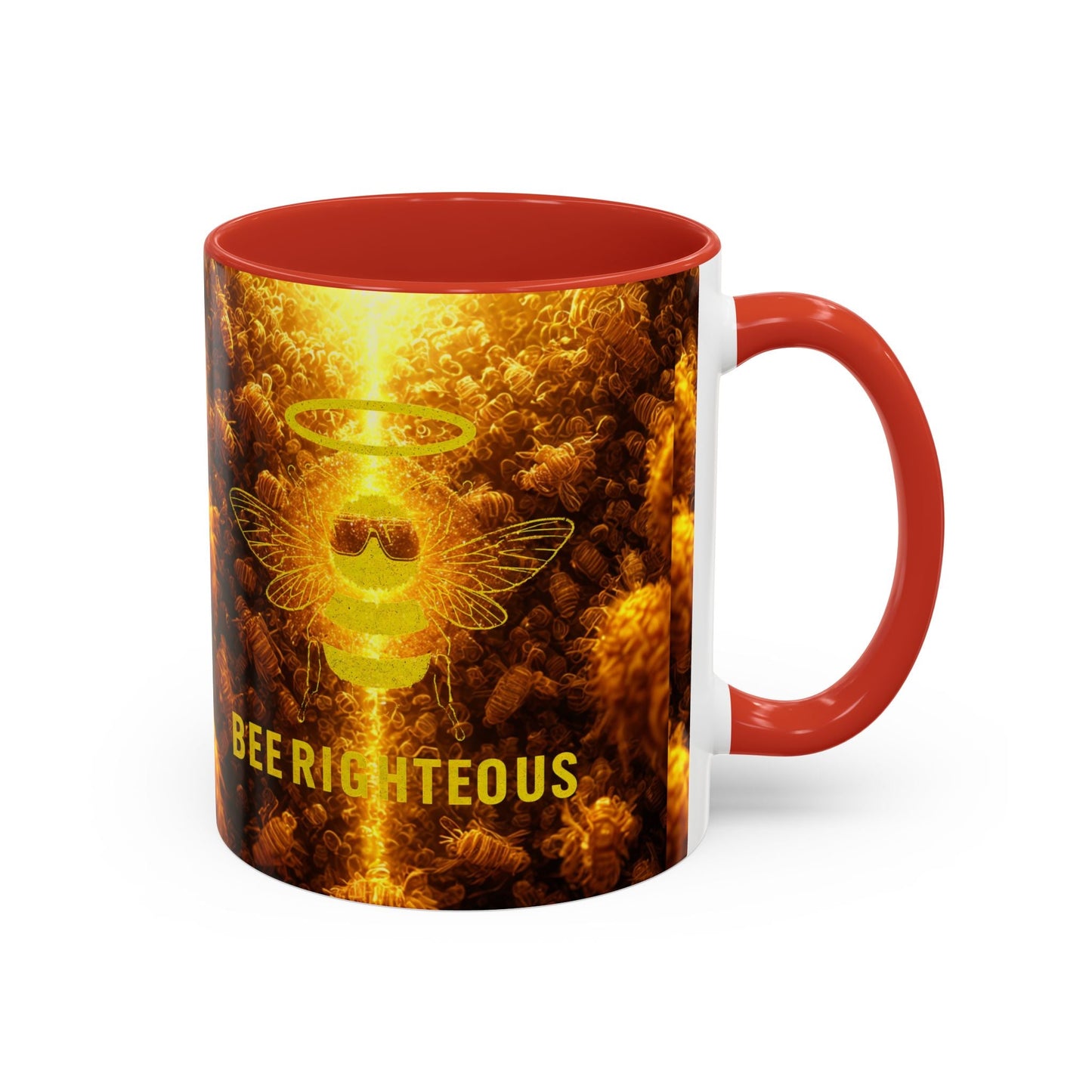 Mug - BEE RIGHTEOUS - 11, 15oz Accent Coffee Mug - Jack Righteous