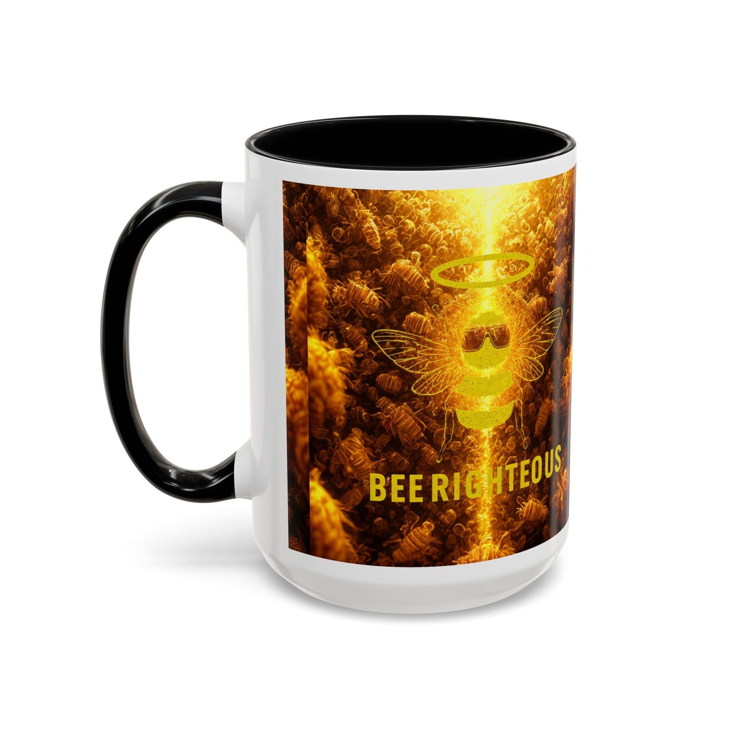 Mug - BEE RIGHTEOUS - 11, 15oz Accent Coffee Mug - Jack Righteous