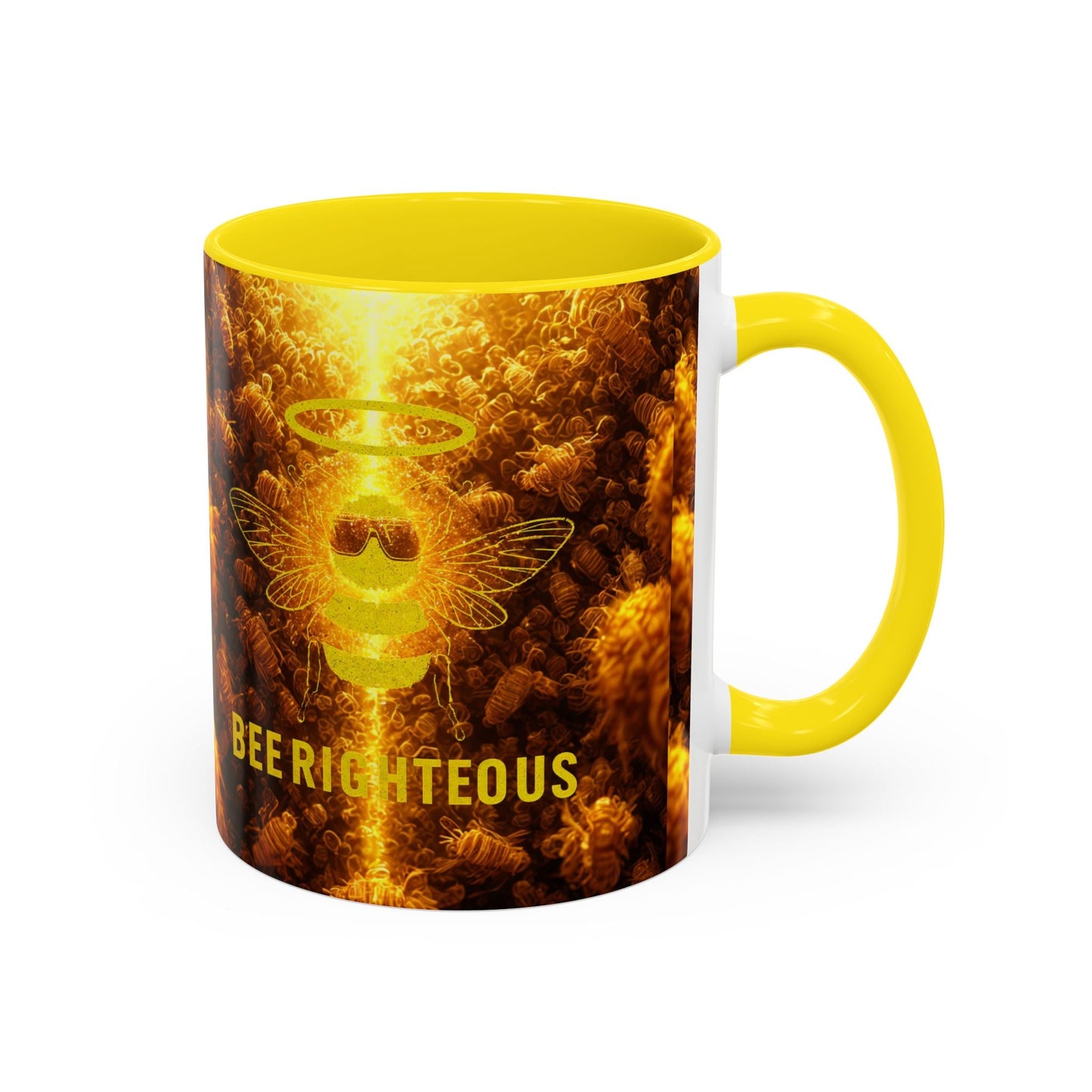 Mug - BEE RIGHTEOUS - 11, 15oz Accent Coffee Mug - Jack Righteous
