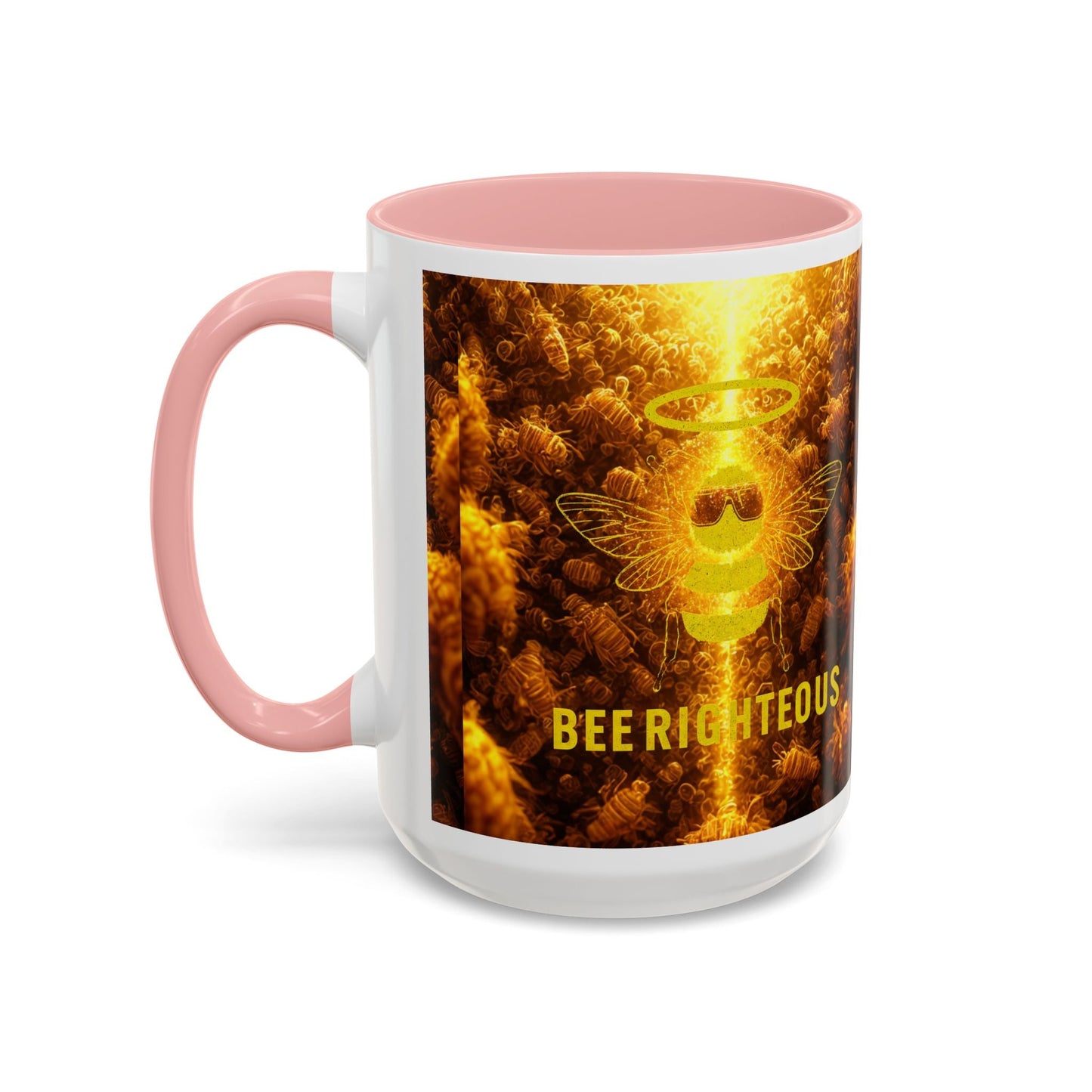 Mug - BEE RIGHTEOUS - 11, 15oz Accent Coffee Mug - Jack Righteous