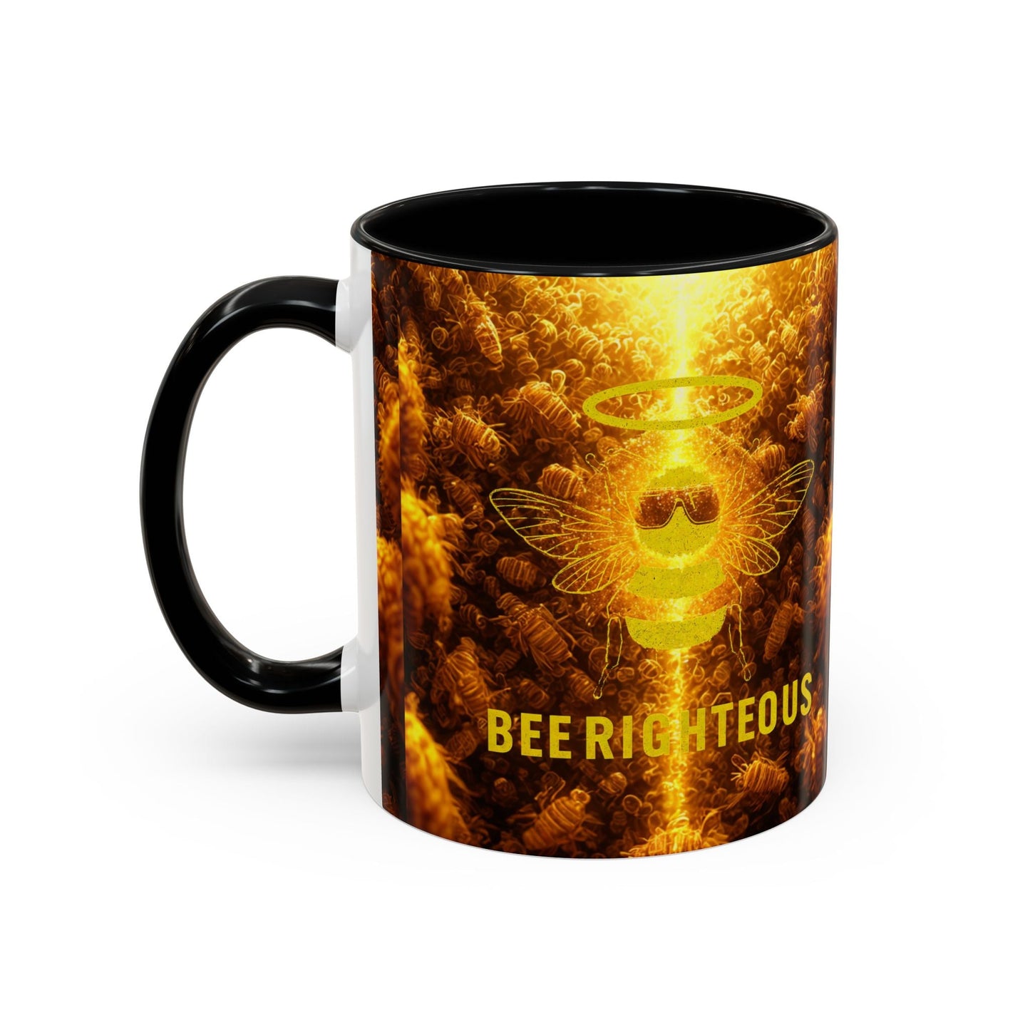 Mug - BEE RIGHTEOUS - 11, 15oz Accent Coffee Mug - Jack Righteous