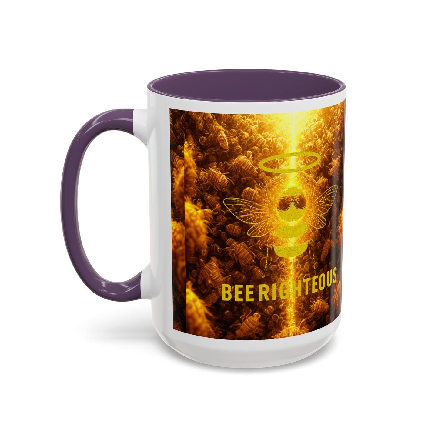 Mug - BEE RIGHTEOUS - 11, 15oz Accent Coffee Mug - Jack Righteous