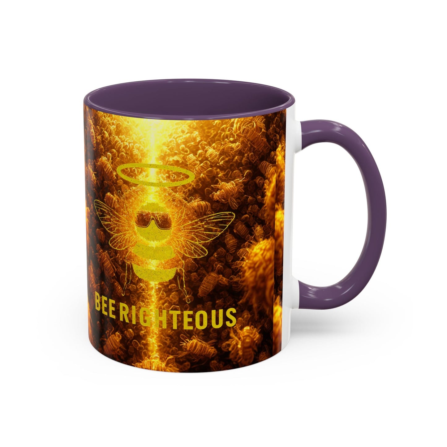Mug - BEE RIGHTEOUS - 11, 15oz Accent Coffee Mug - Jack Righteous
