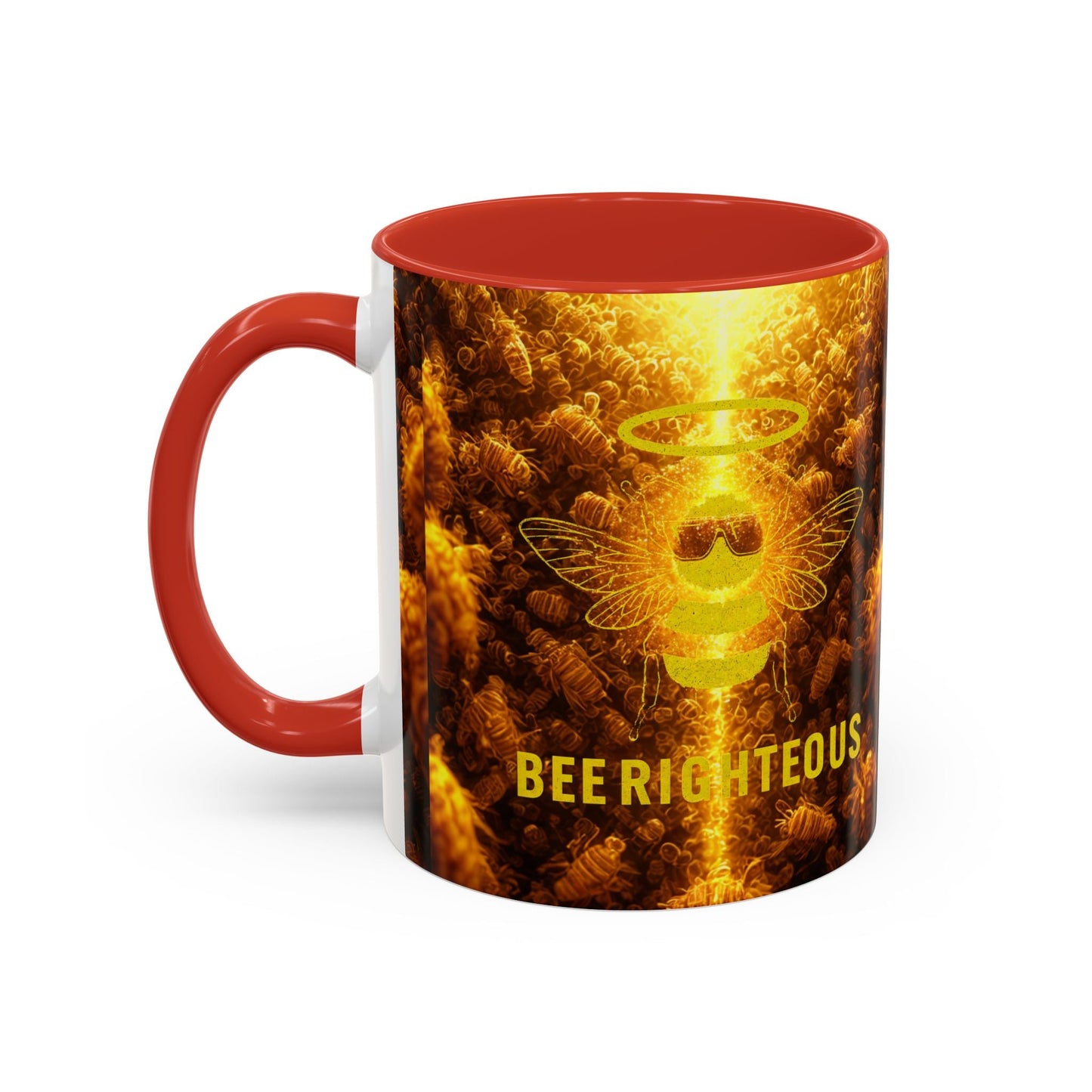 Mug - BEE RIGHTEOUS - 11, 15oz Accent Coffee Mug - Jack Righteous