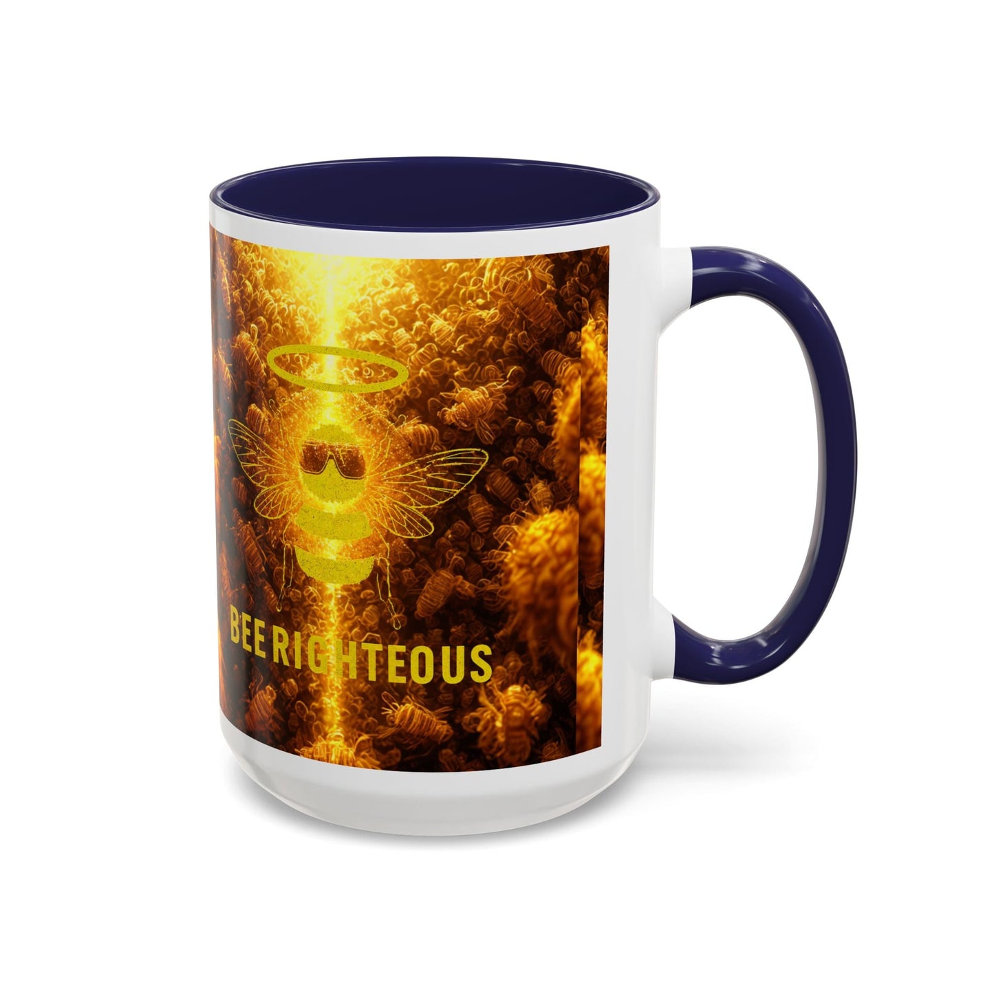 Mug - BEE RIGHTEOUS - 11, 15oz Accent Coffee Mug - Jack Righteous
