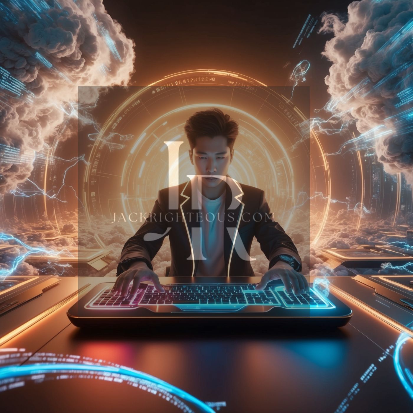 Music Maestro: Futuristic Audio Wizard Collection - Jack Righteous