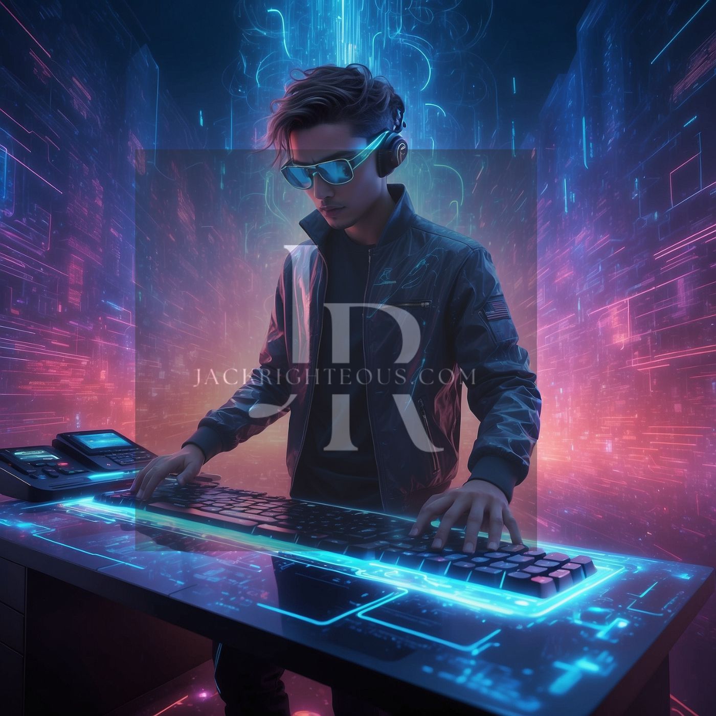 Music Maestro: Futuristic Audio Wizard Collection - Jack Righteous