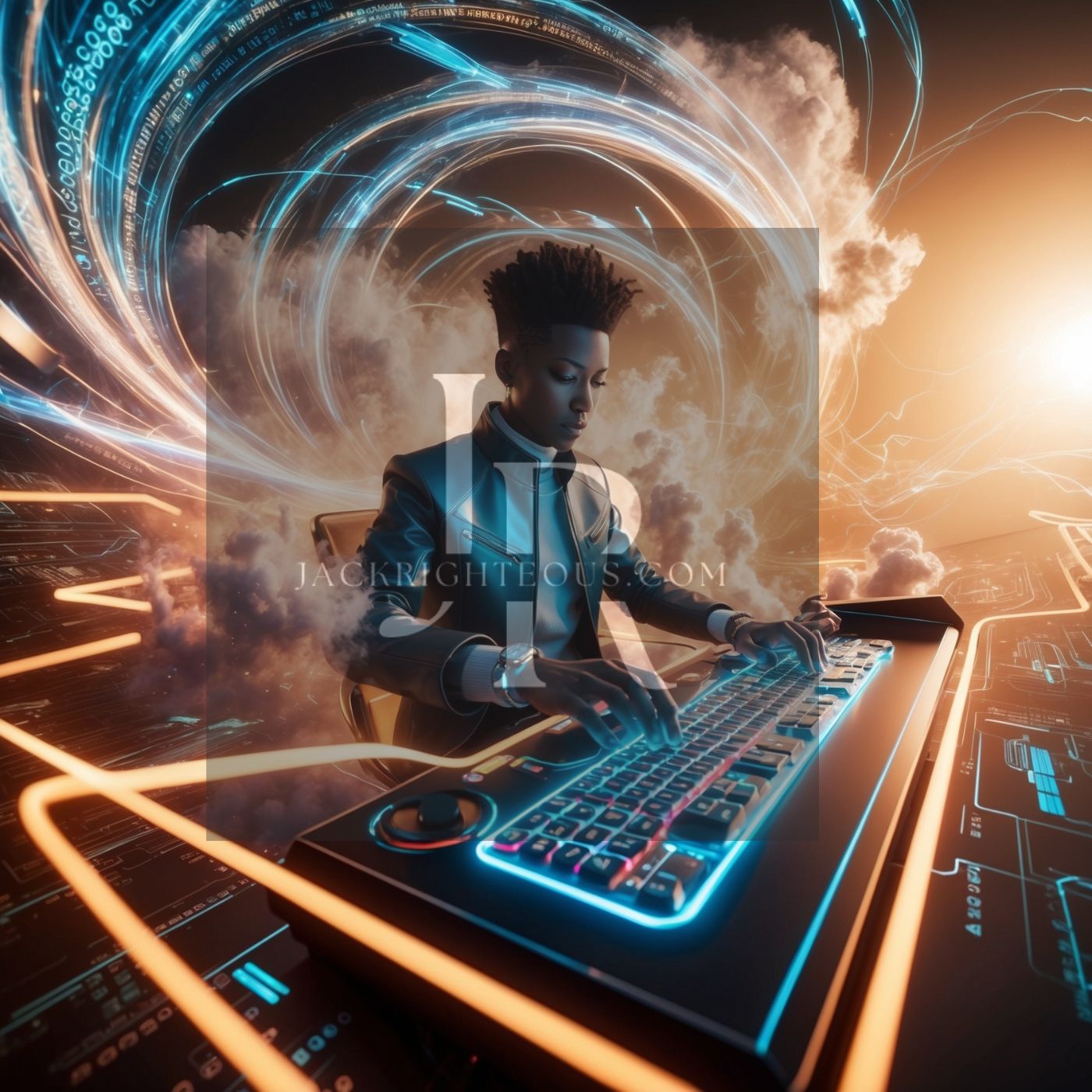 Music Maestro: Futuristic Audio Wizard Collection - Jack Righteous