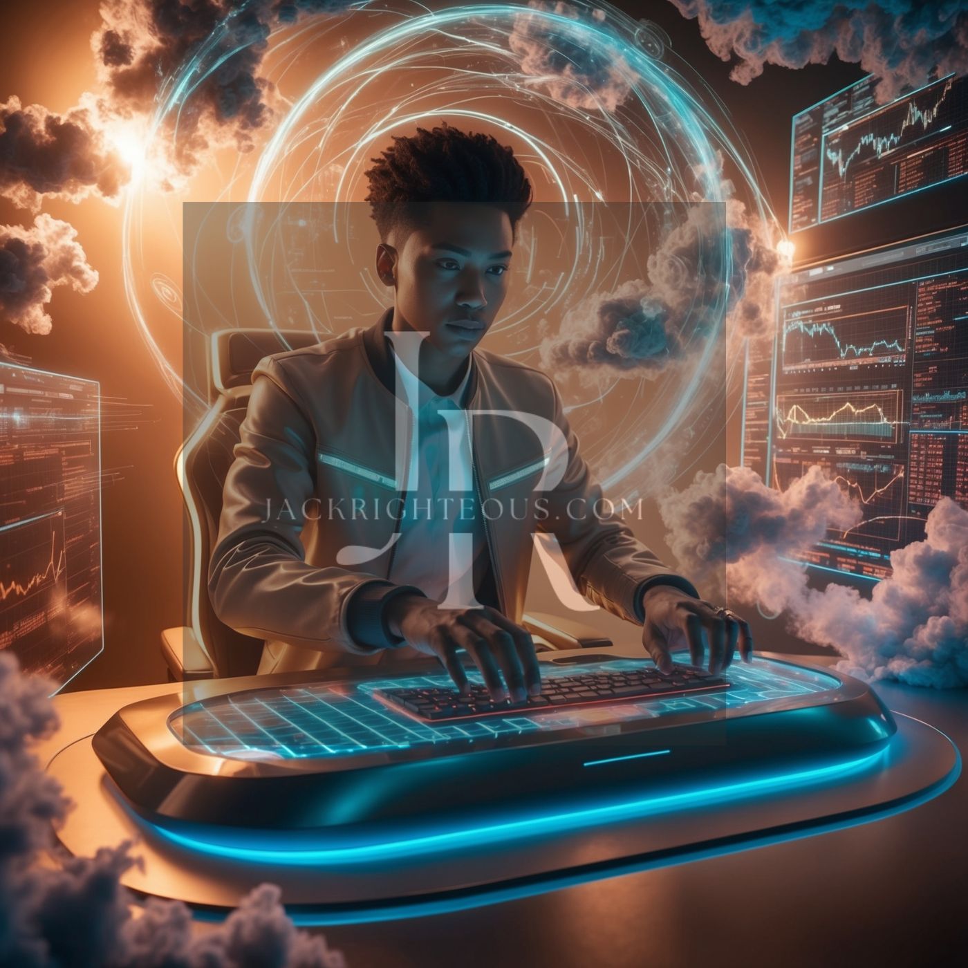 Music Maestro: Futuristic Audio Wizard Collection - Jack Righteous
