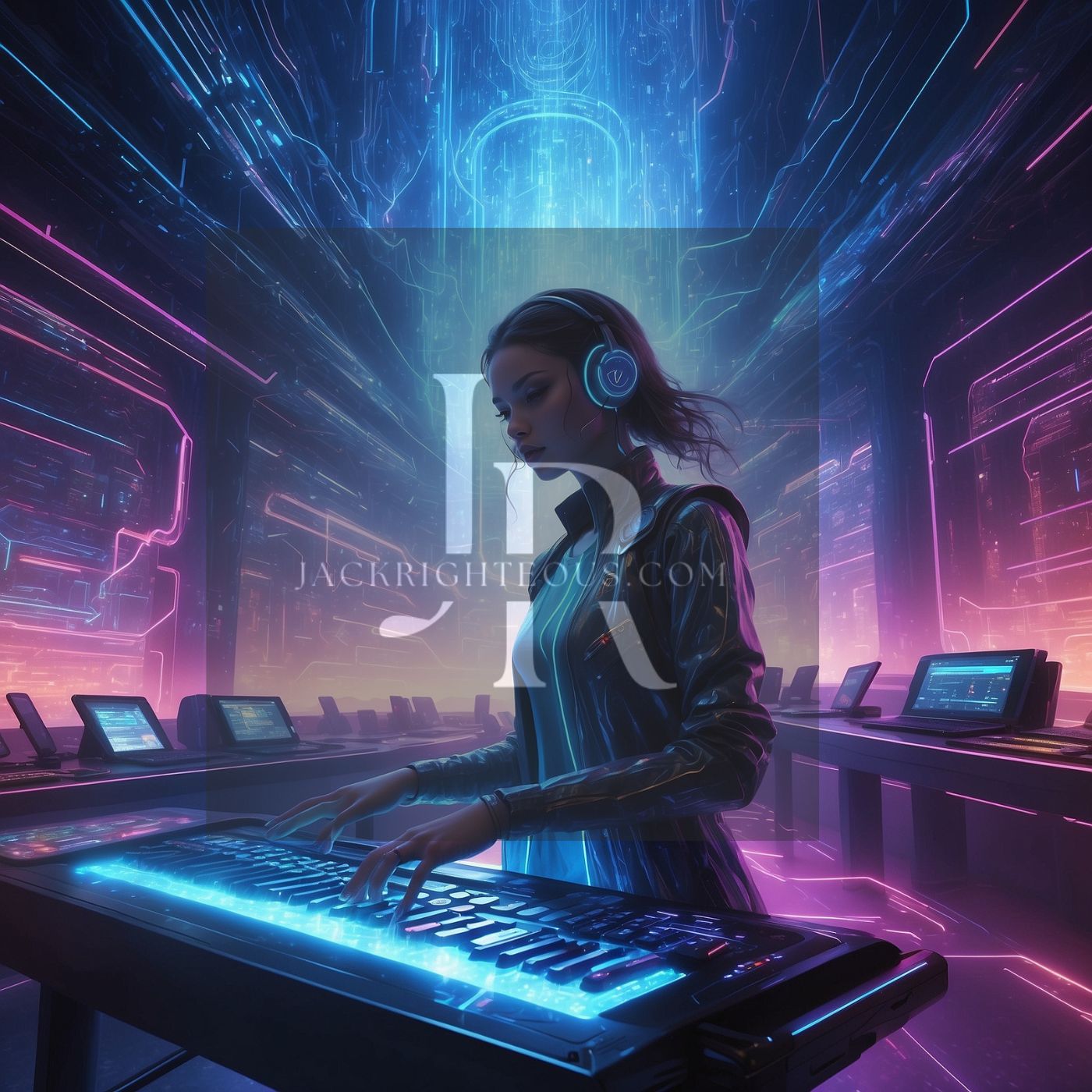 Music Maestro: Futuristic Audio Wizard Collection - Jack Righteous