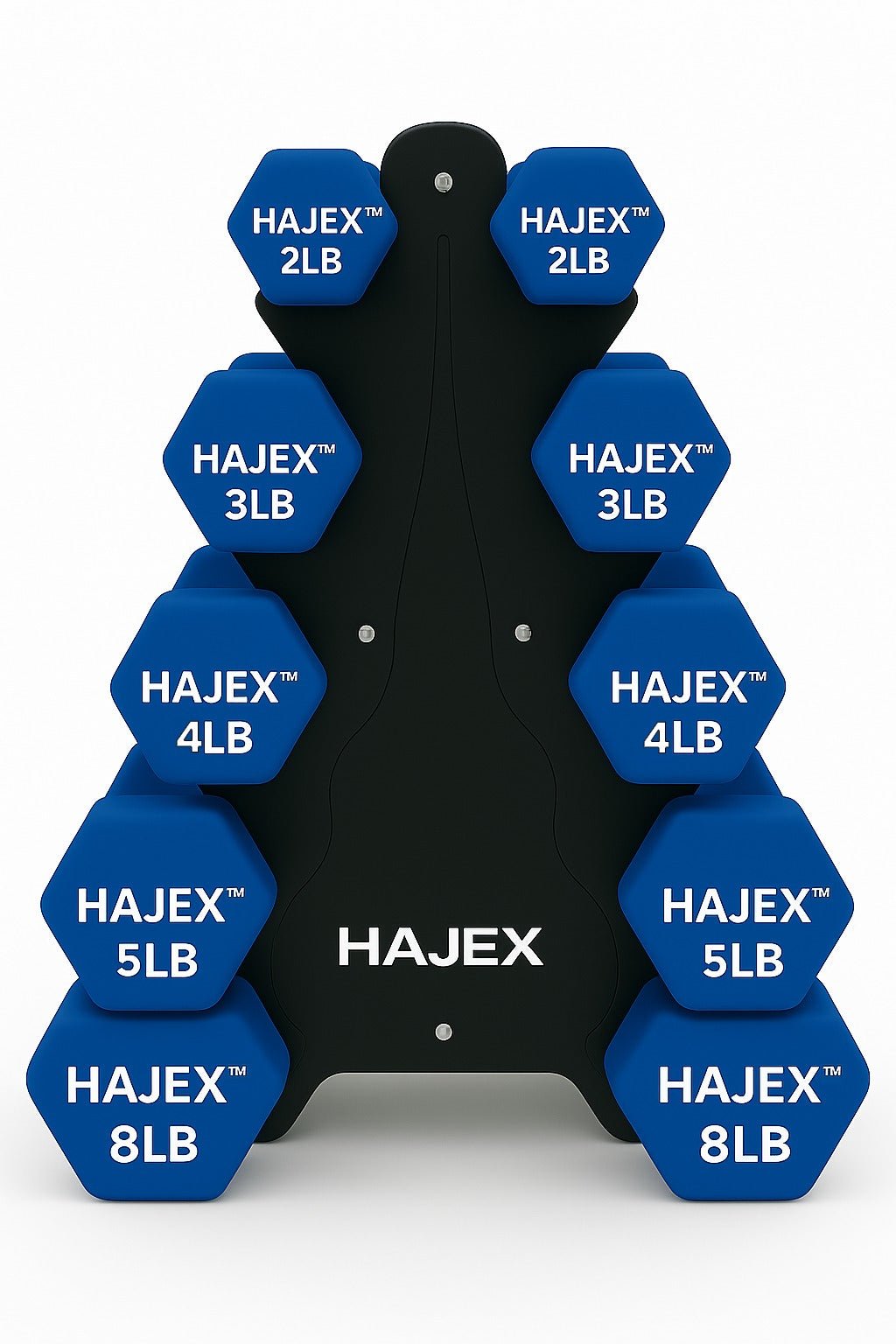 Neoprene Dumbbells Pairs & Sets With Rack - Jack Righteous